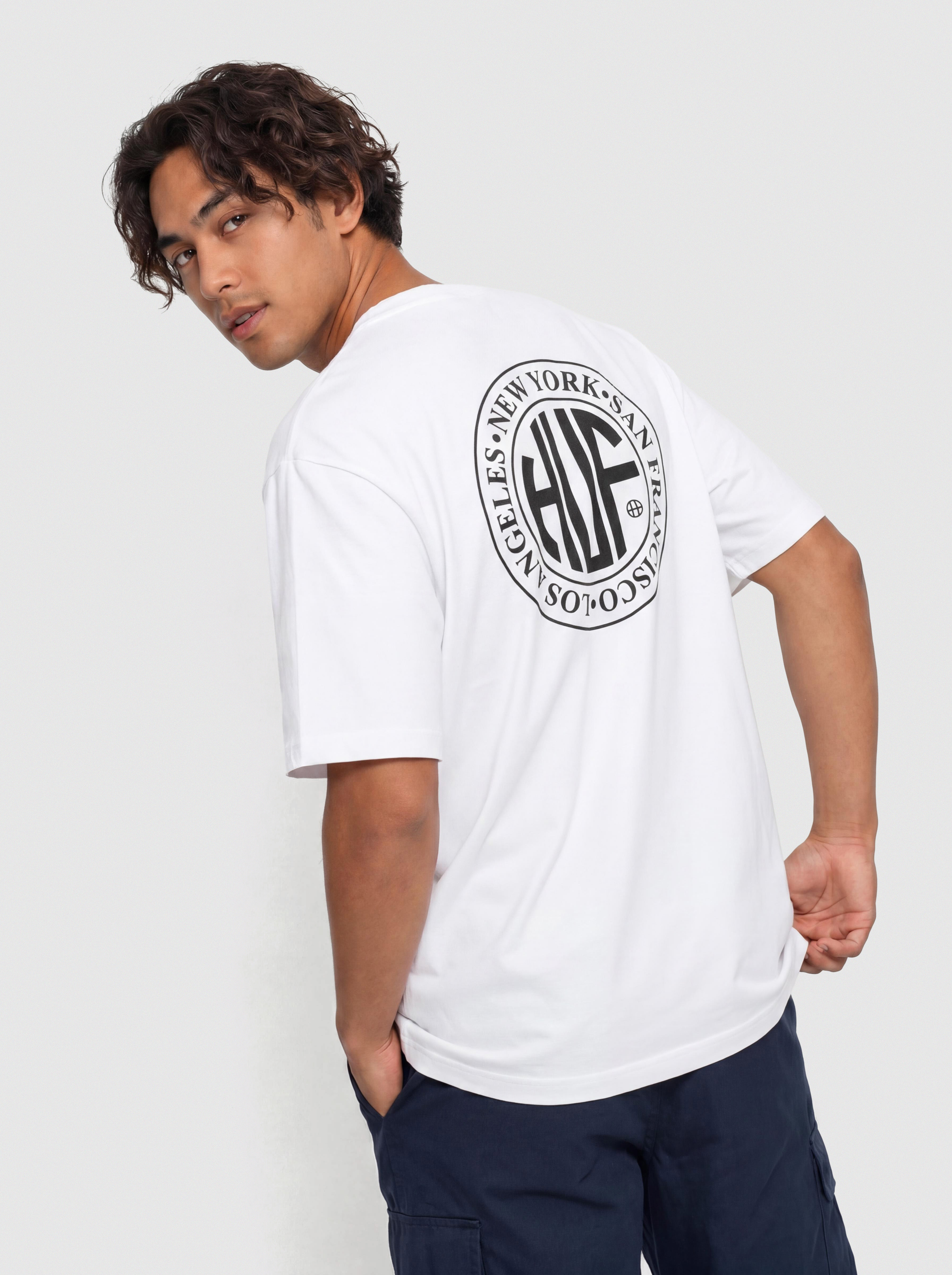 T-shirt HUF Regional (white/black)