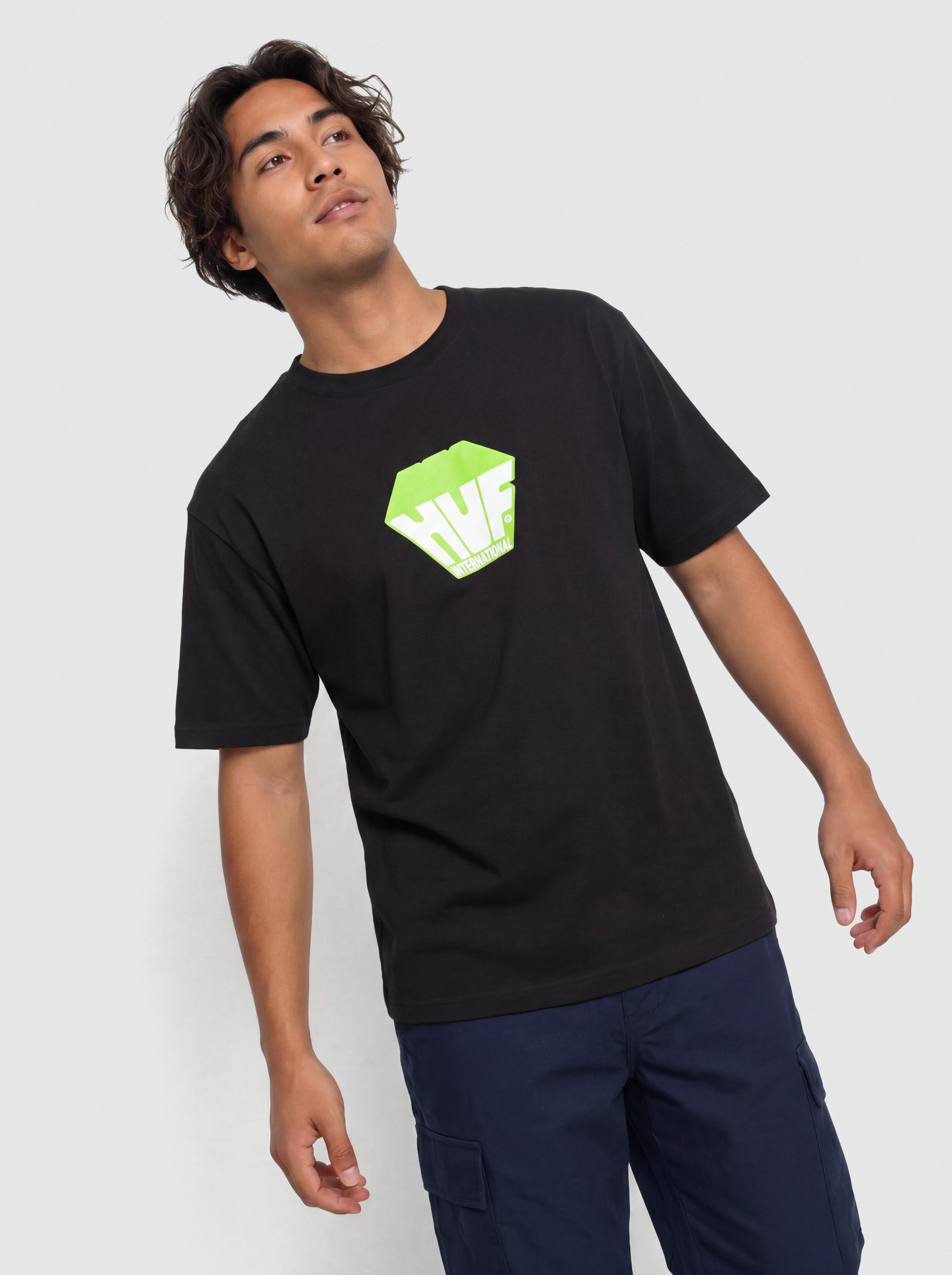 T-shirt HUF Big Block (black)