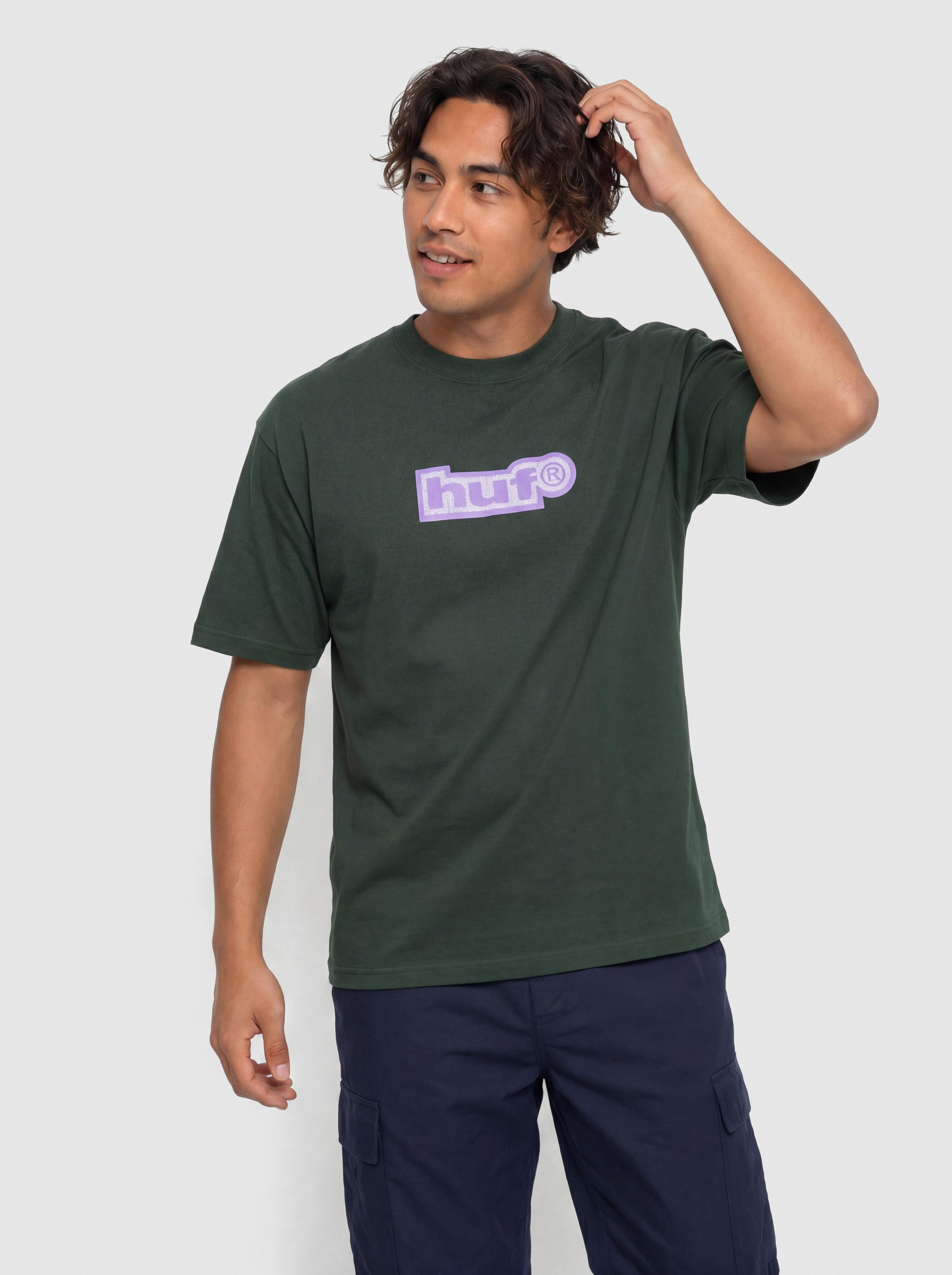 T-shirt HUF 89 Outline (forest green)