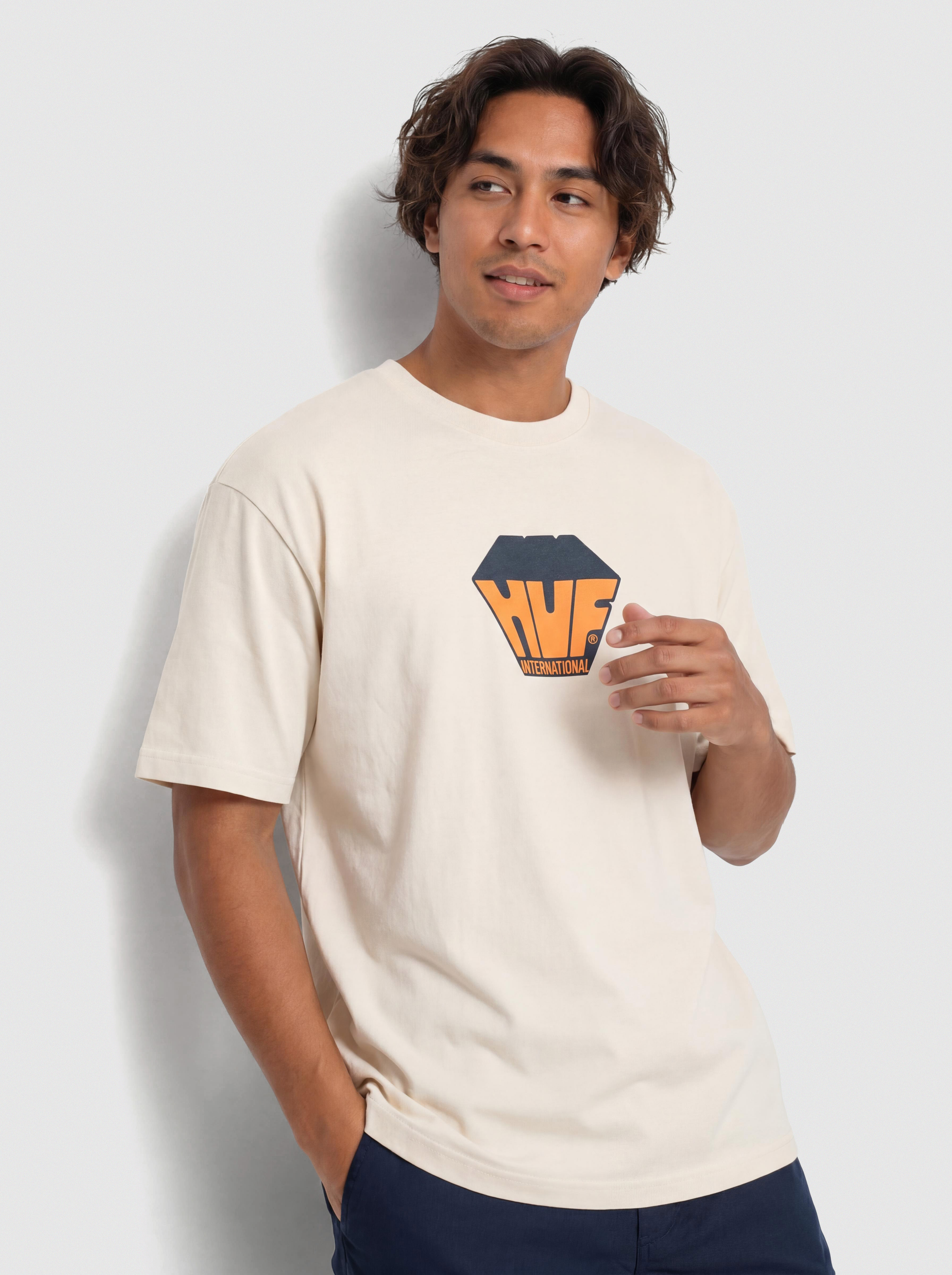 T-shirt HUF Big Block (bleach)
