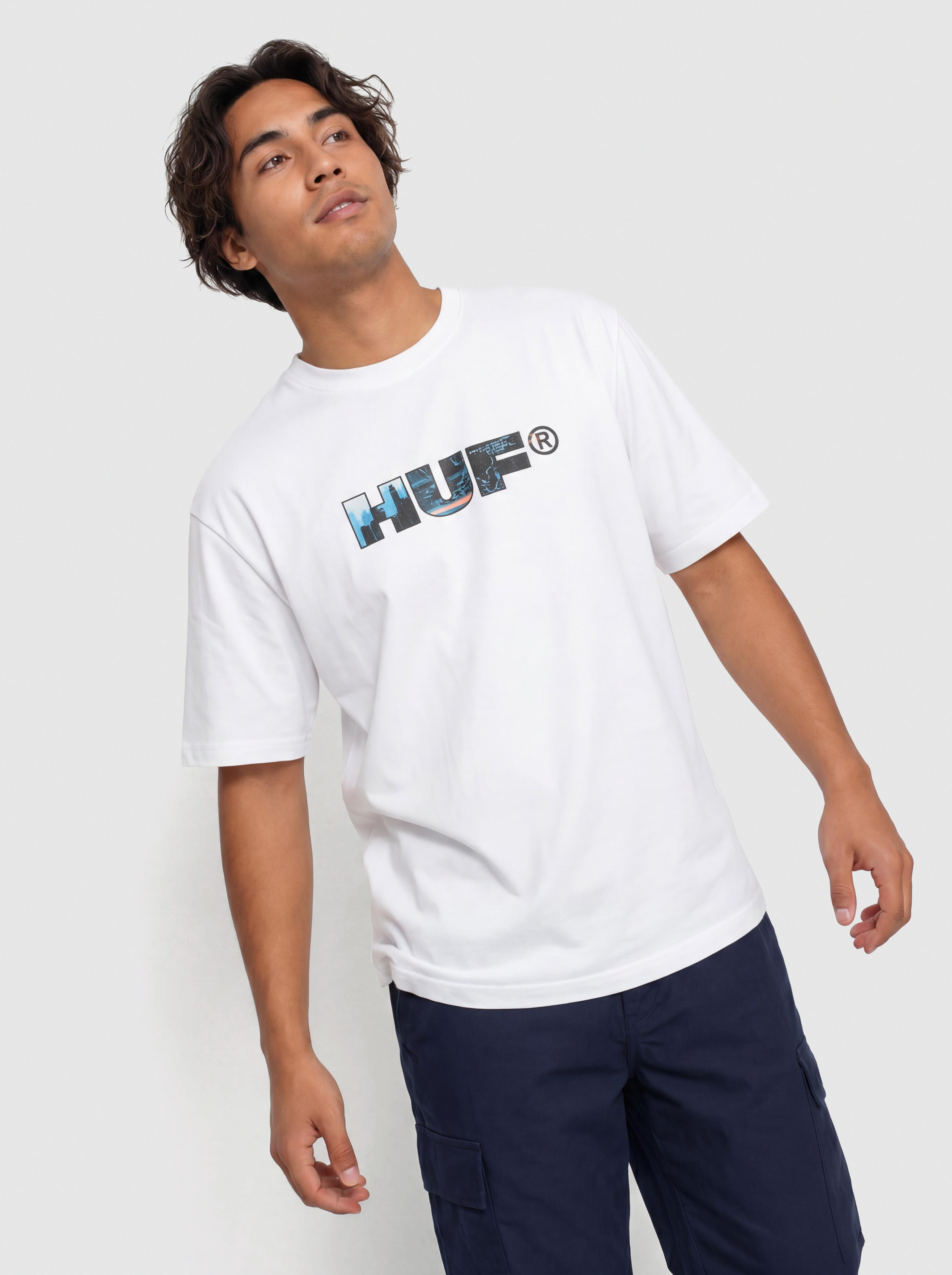 T-shirt HUF Flight Path (white)