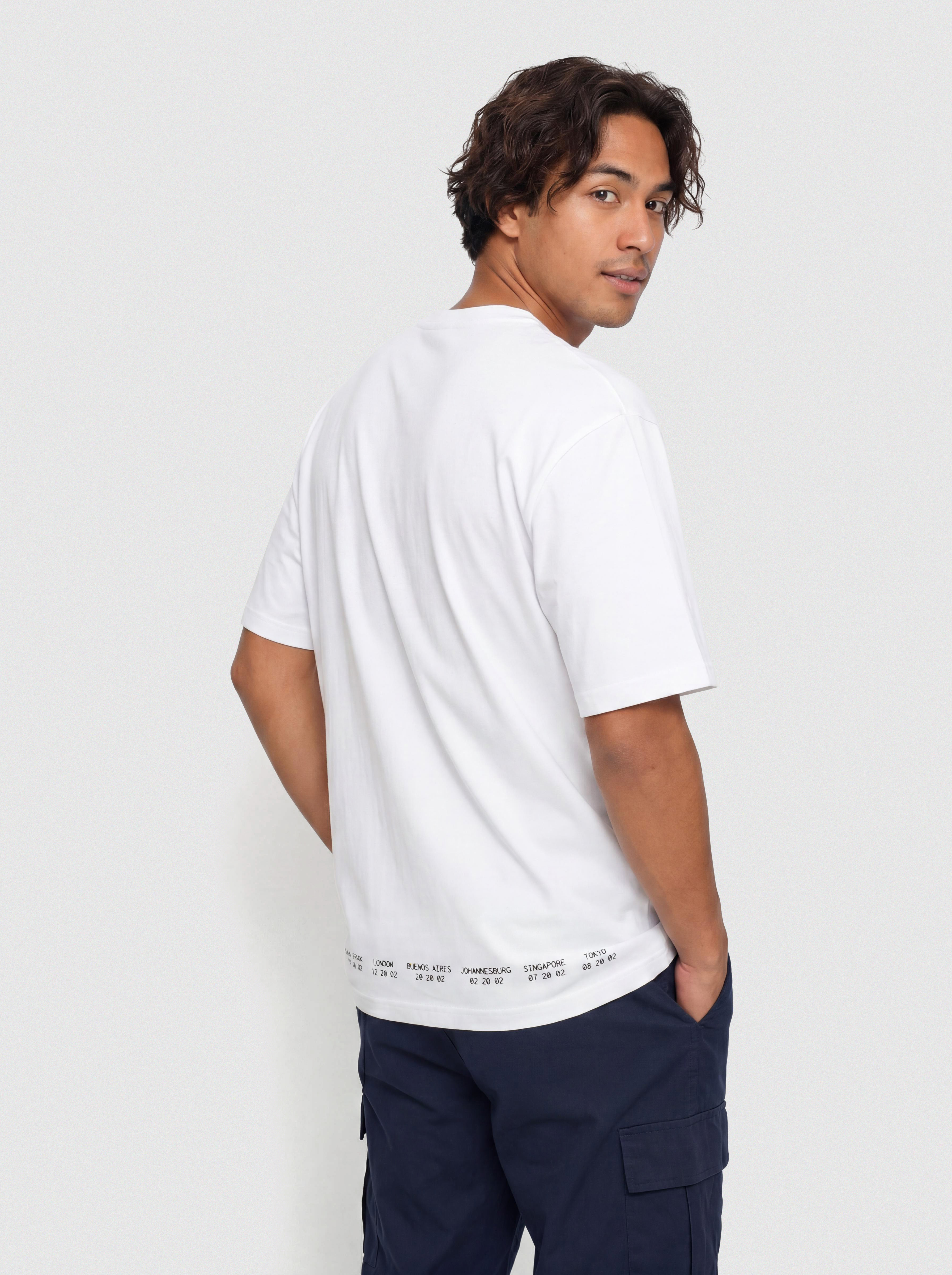 T-shirt HUF Flight Path (white)