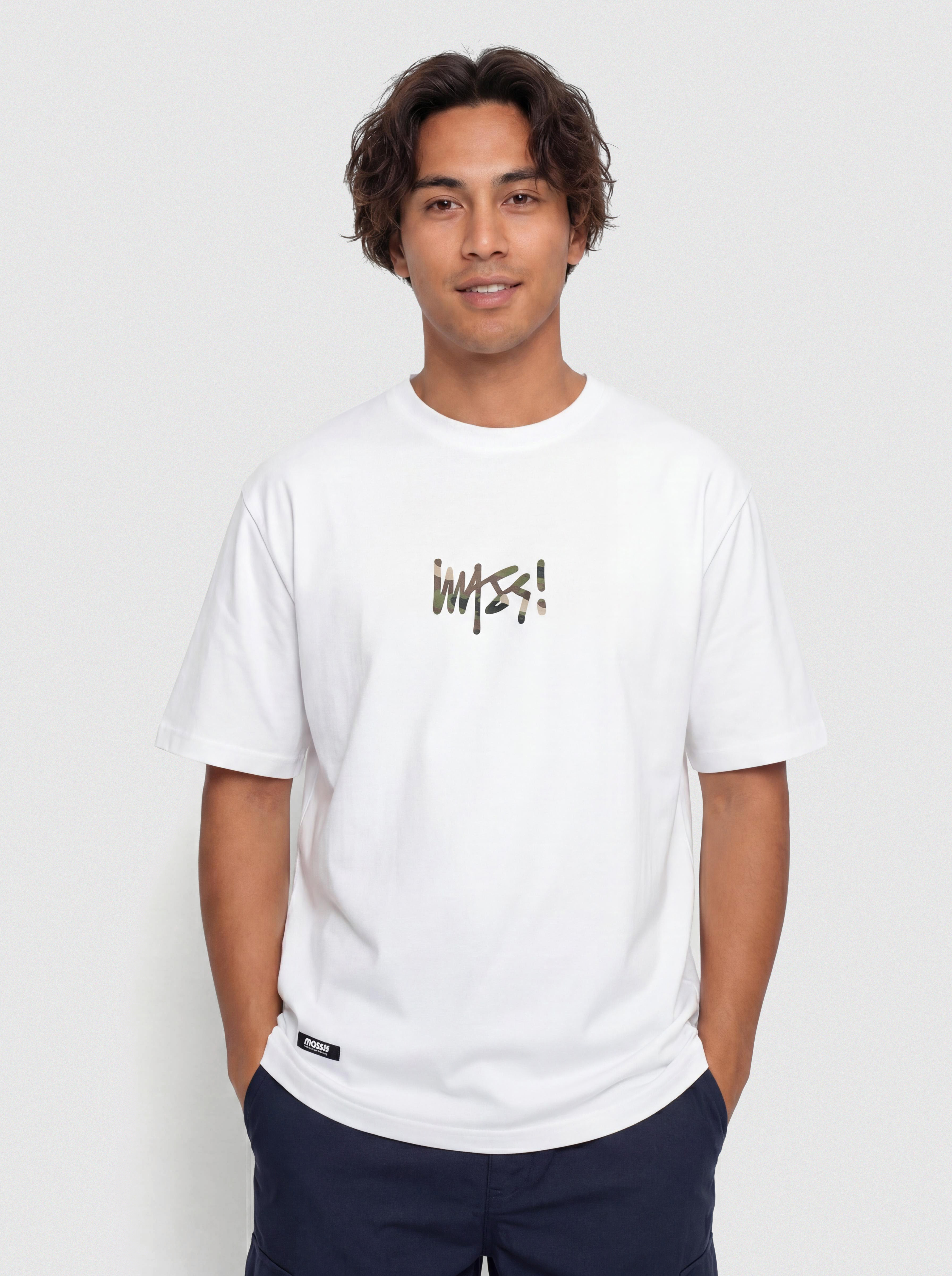 T-shirt MassDnm Camo Sign (white)