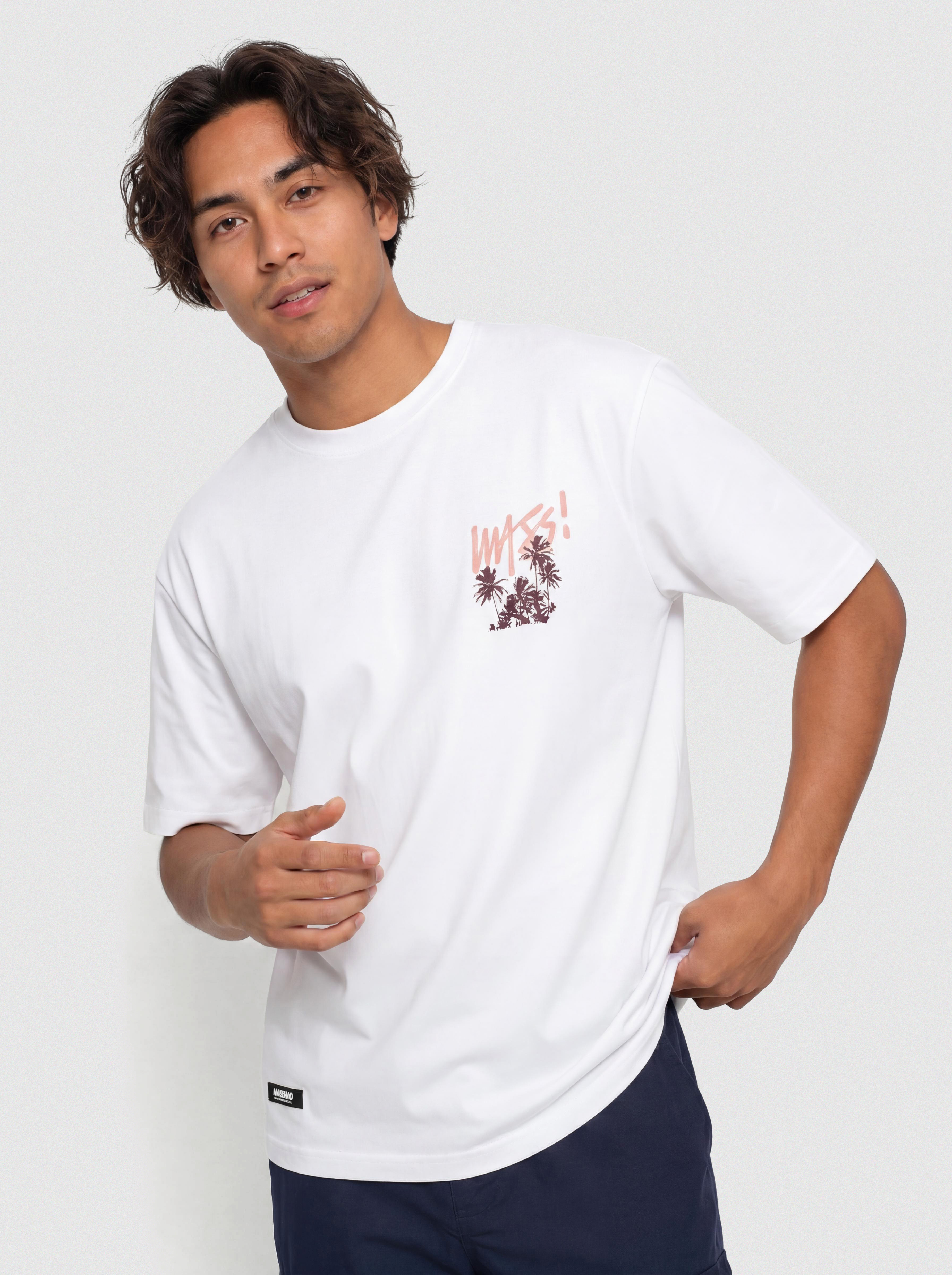 T-shirt MassDnm Sunset (white)