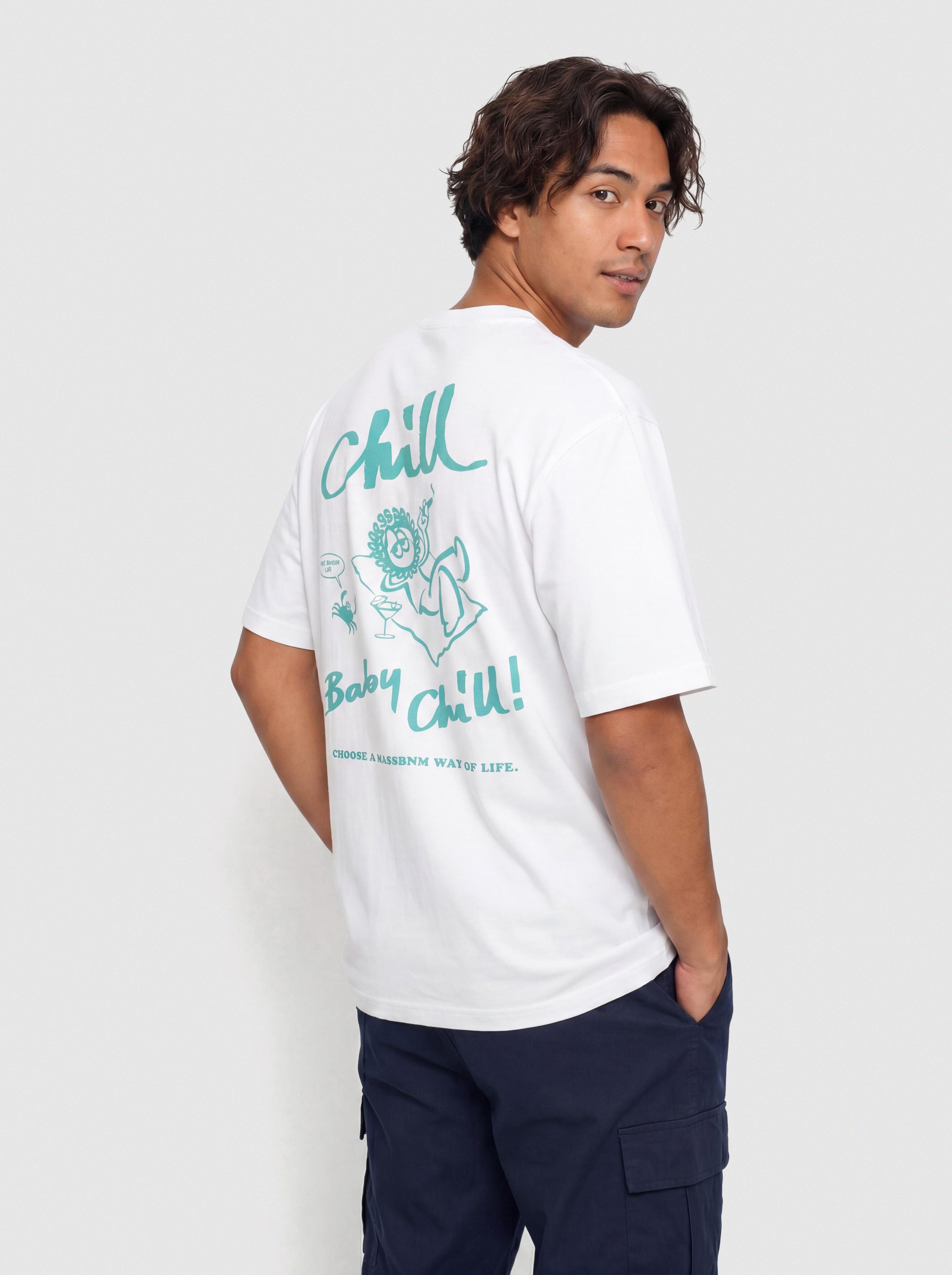T-shirt MassDnm Chill (white)