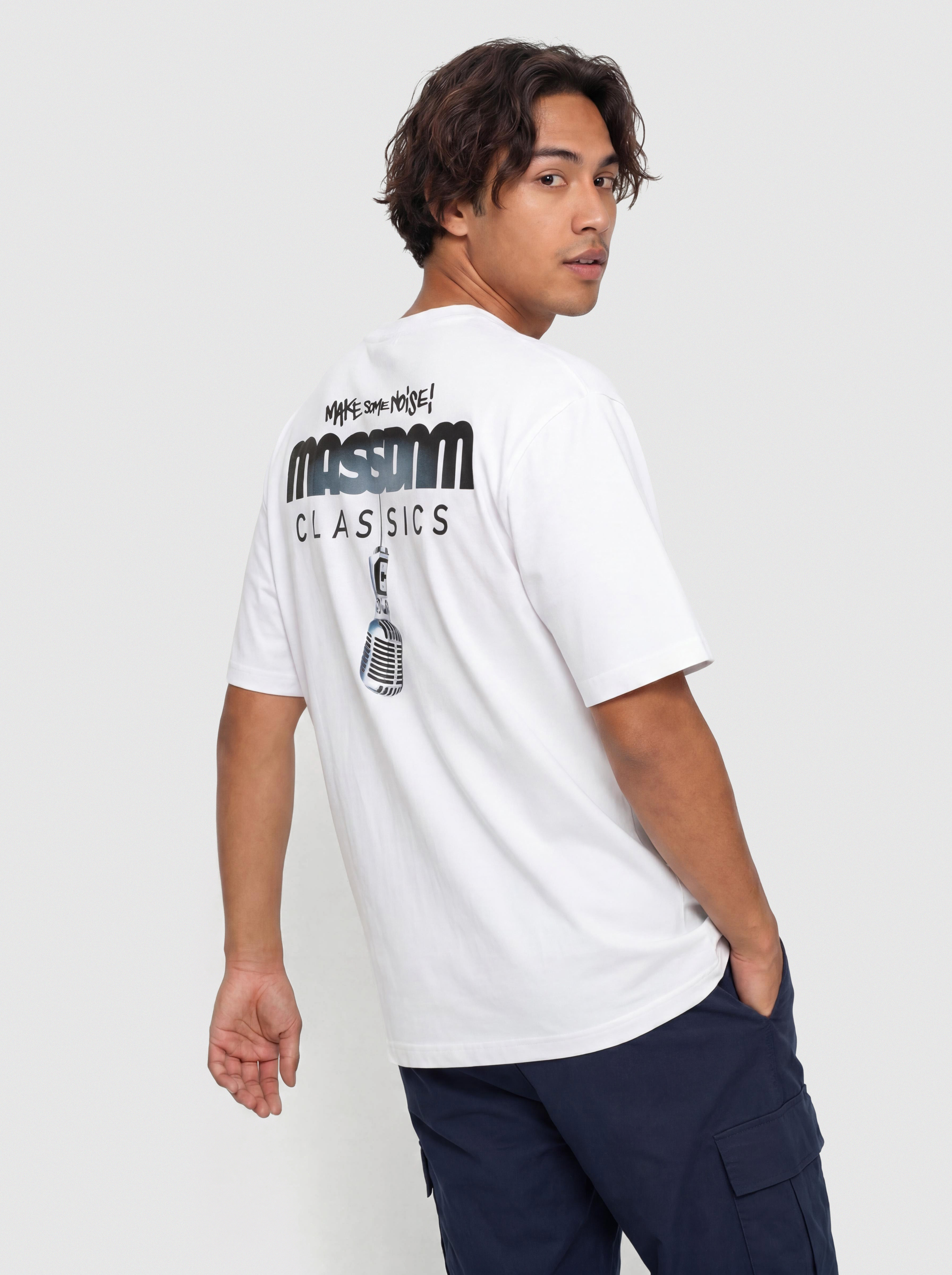 T-shirt MassDnm Noise (white)