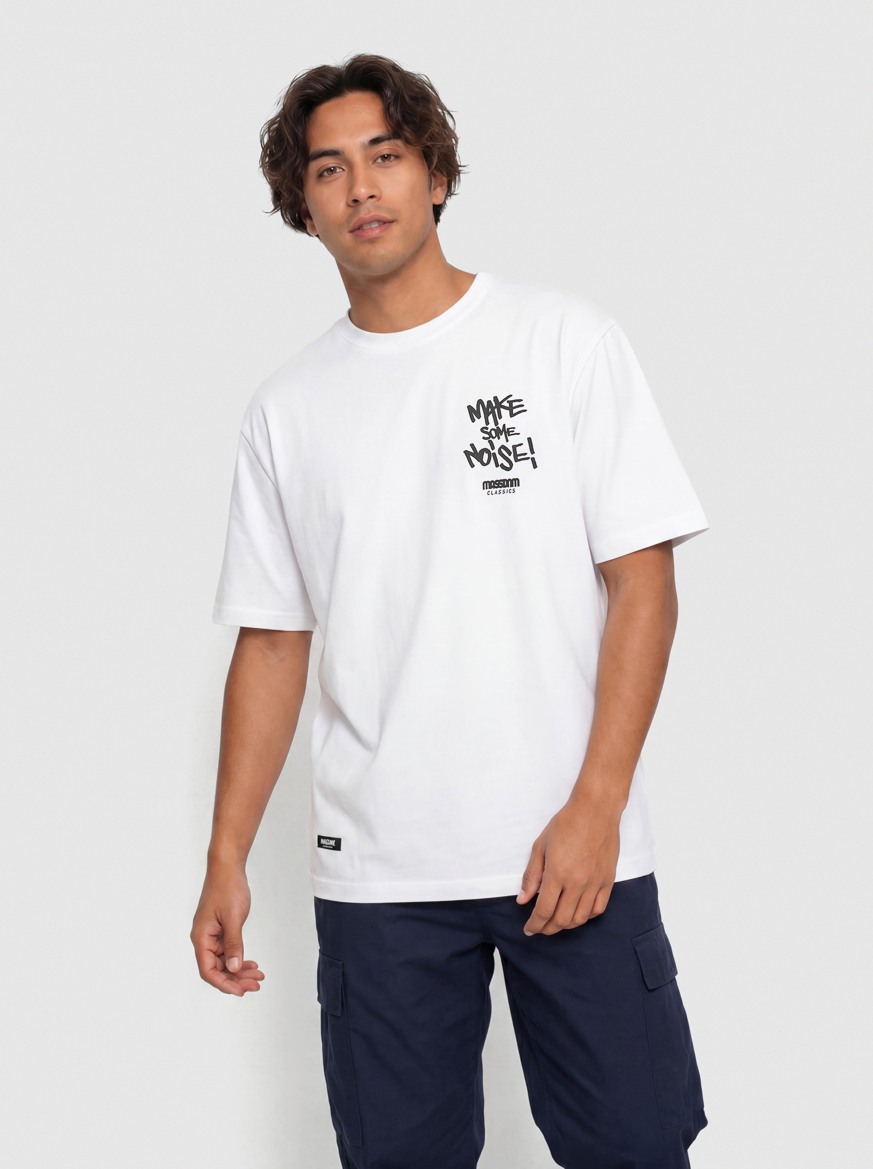 T-shirt MassDnm Noise (white)