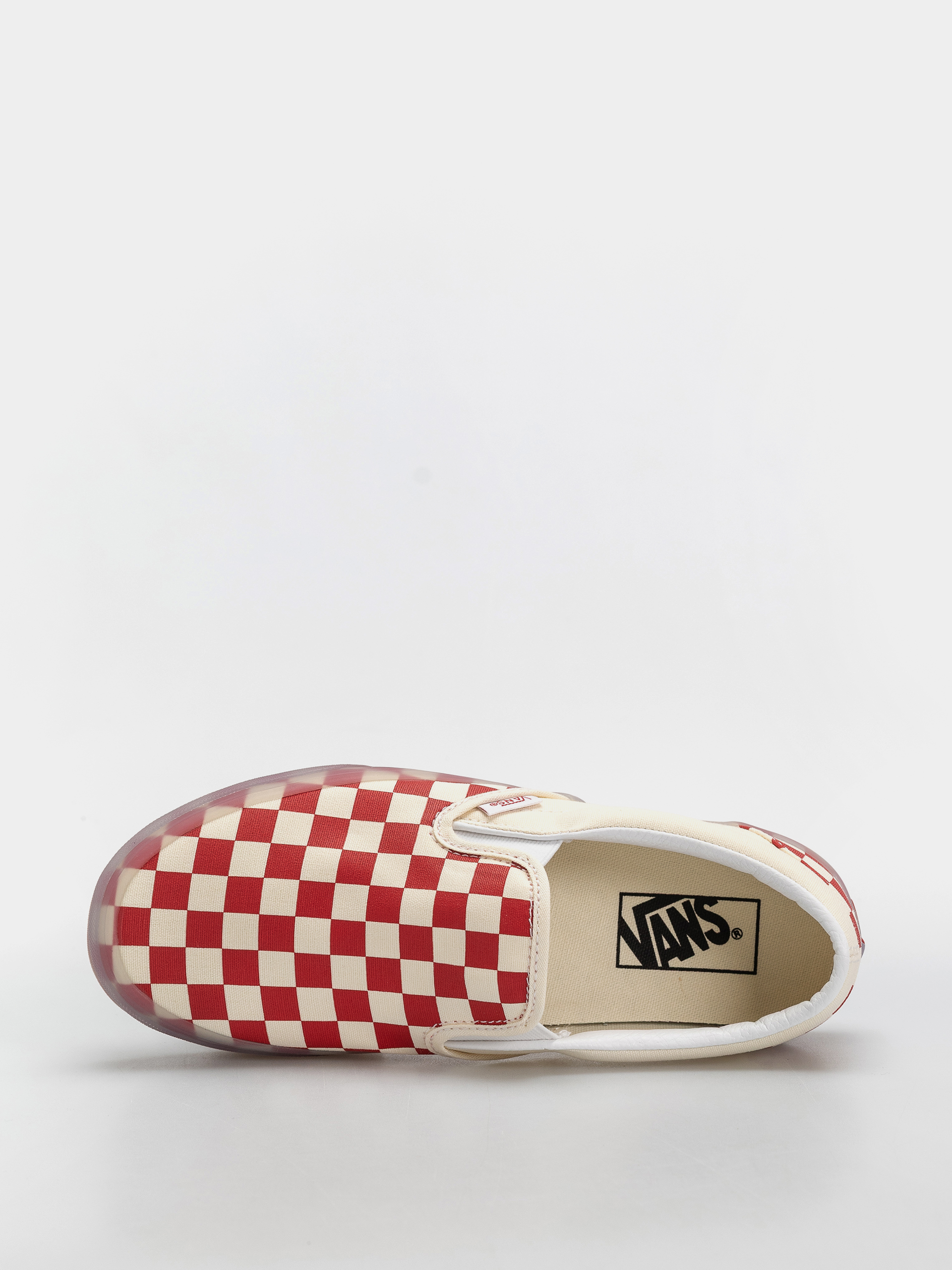 Buty Vans Classic Slip On (red/marshmallow)