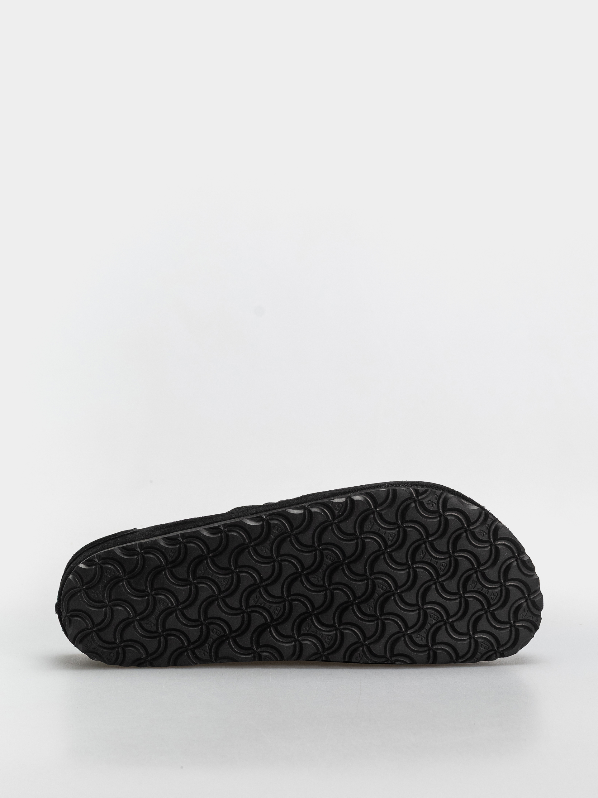 Klapki Birkenstock Naples Wrapped Suede Leather Regular (black)