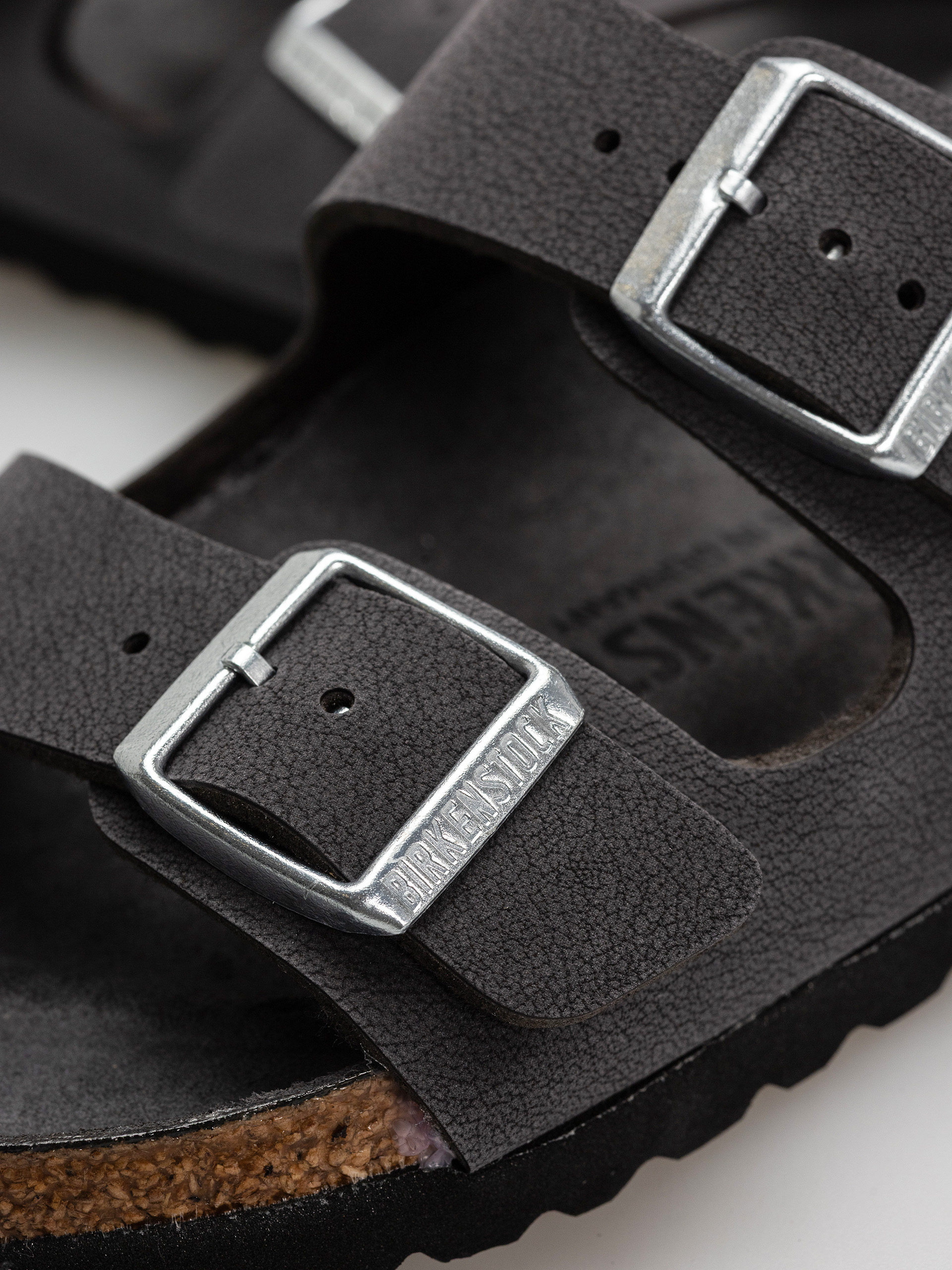 Klapki Birkenstock Arizona Birkibuc Narrow Wmn (velvet gray)