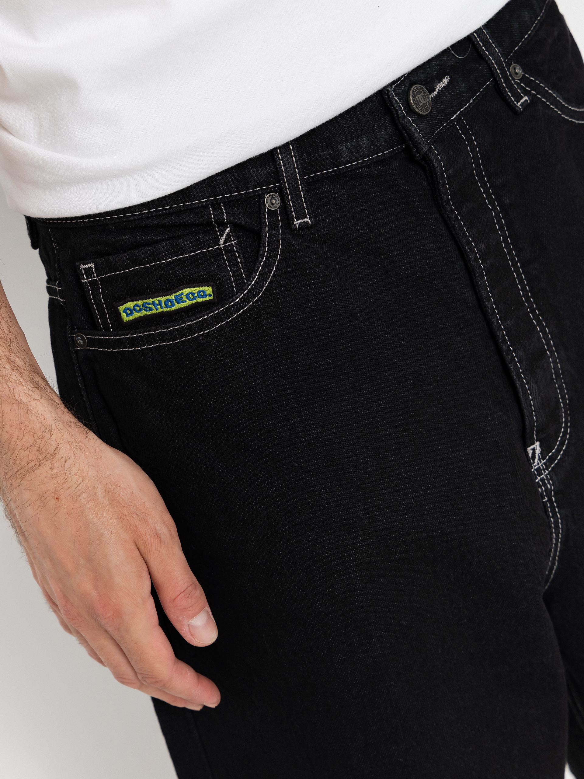 Szorty DC Baggy Denim (black tint)