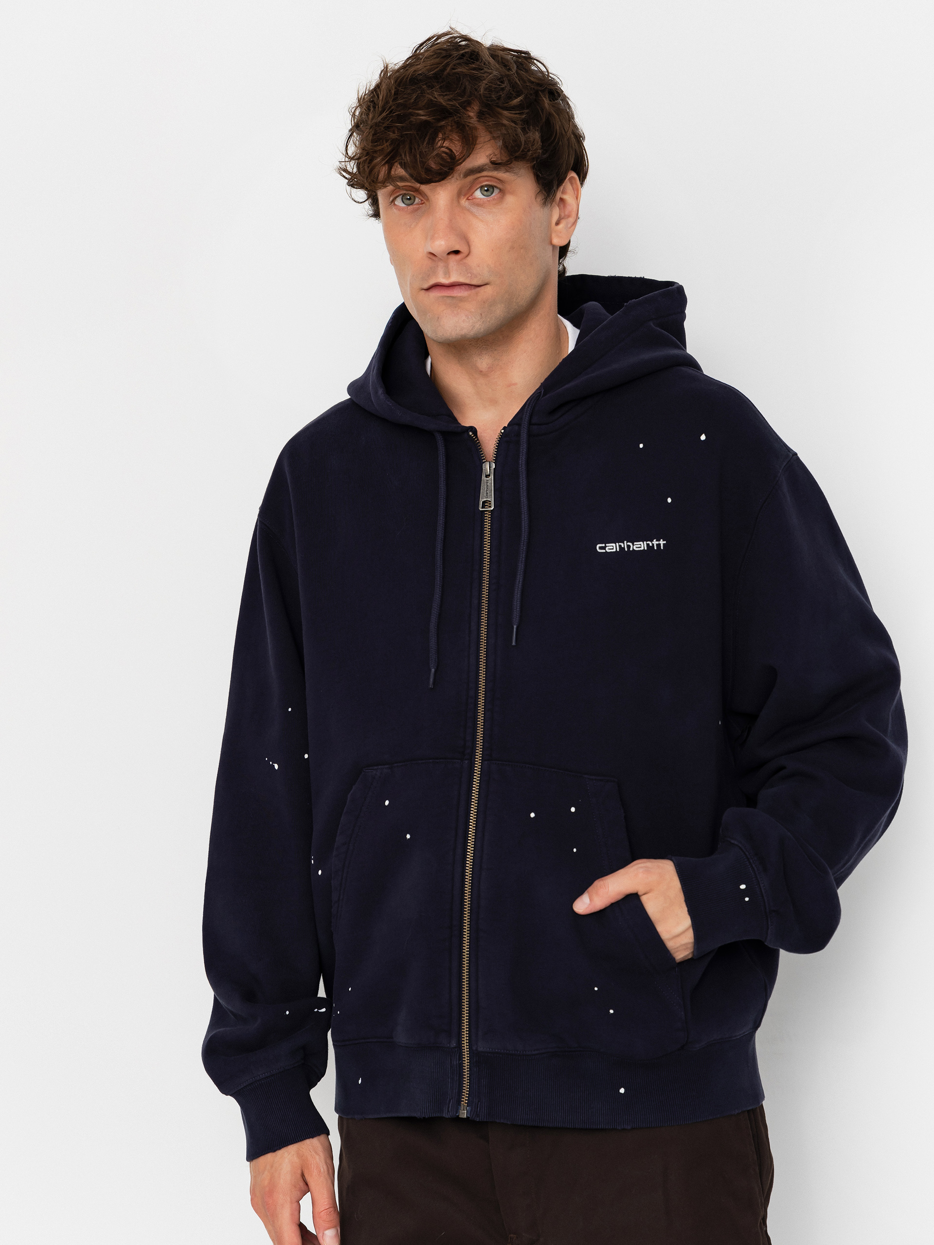 Bluza z kapturem Carhartt WIP Painter ZHD (dark navy)