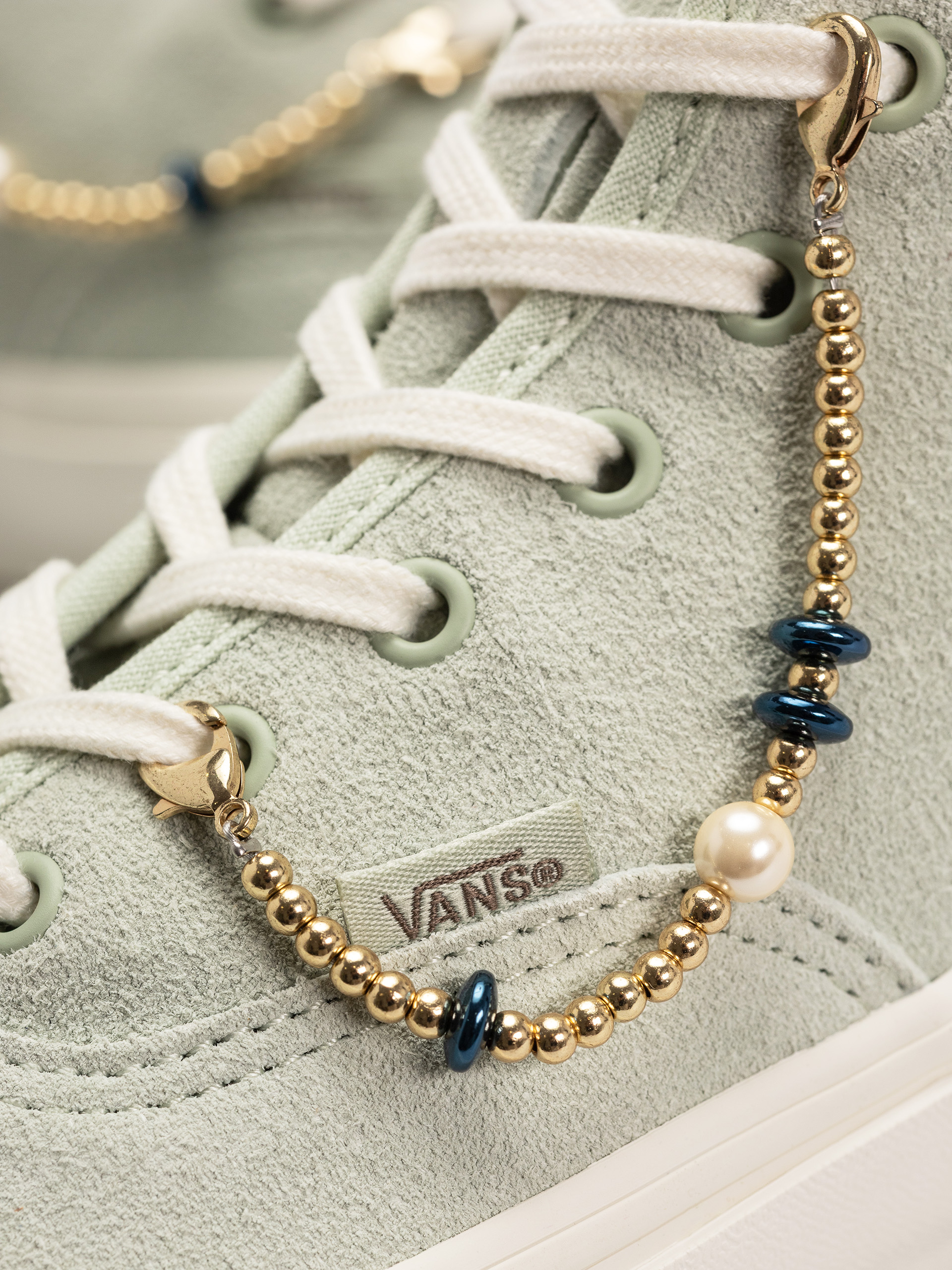 Buty Vans Authentic Hi 2.0 (dusty mint/gold)