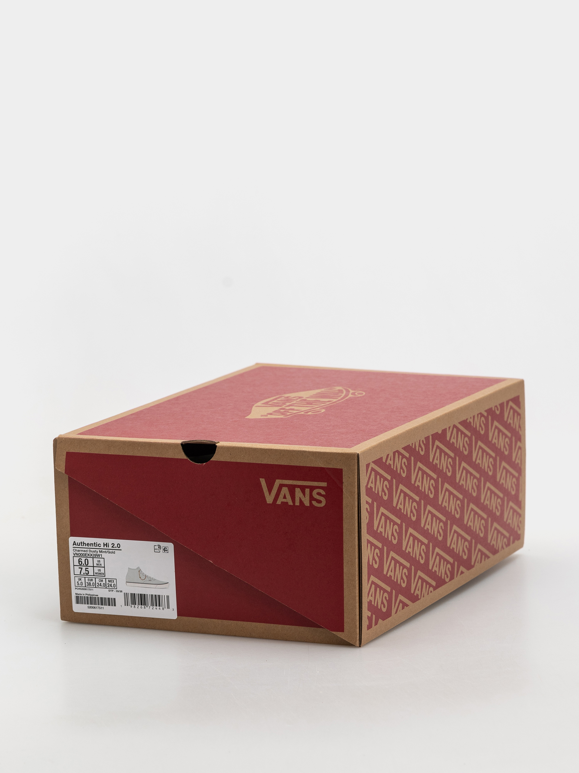 Buty Vans Authentic Hi 2.0 (dusty mint/gold)