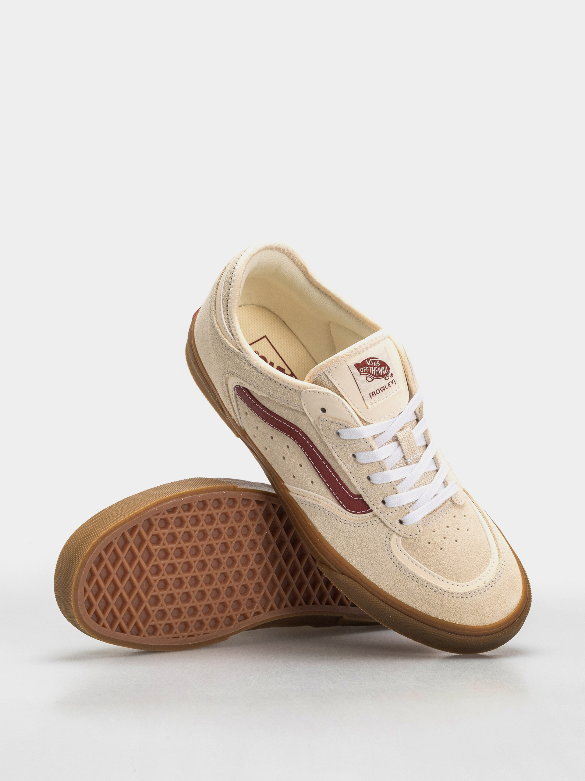 Buty Vans Rowley Classic (cream/burgundy)