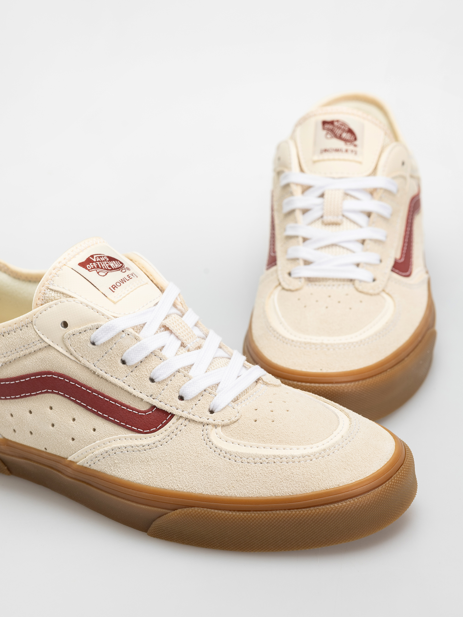 Buty Vans Rowley Classic (cream/burgundy)