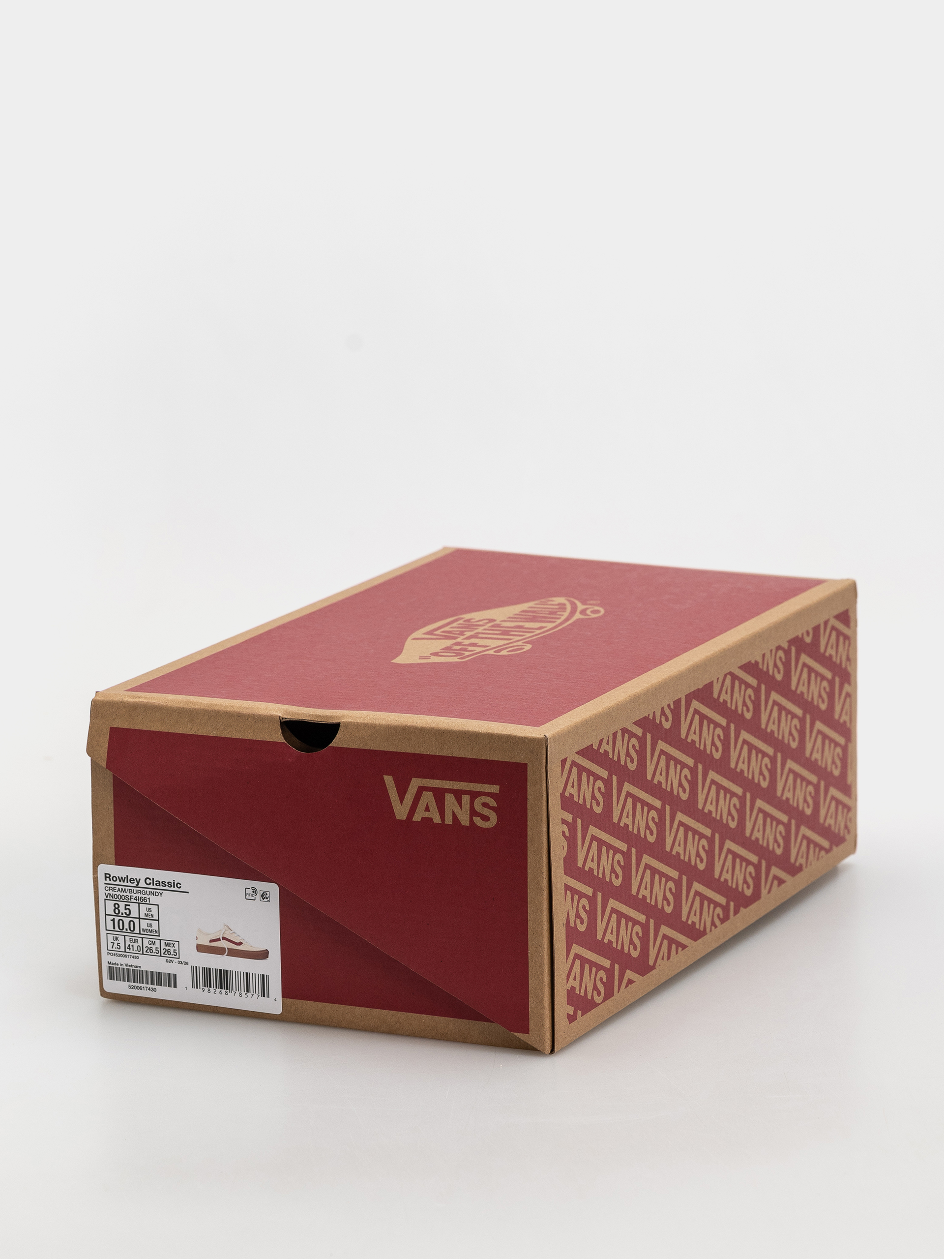 Buty Vans Rowley Classic (cream/burgundy)