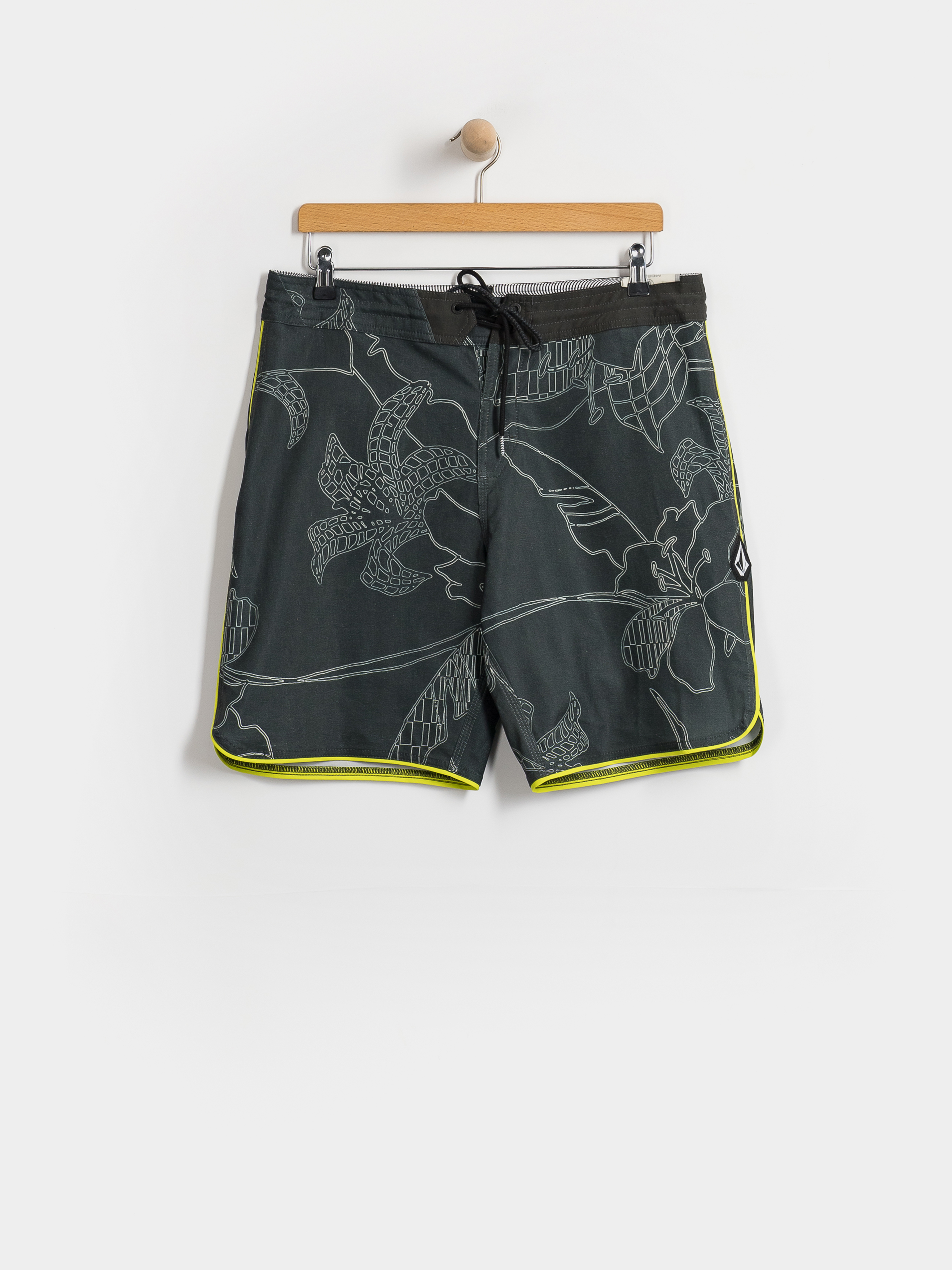 Boardshorty Volcom Mister Fib Scallop Stoney 19 (stealth)