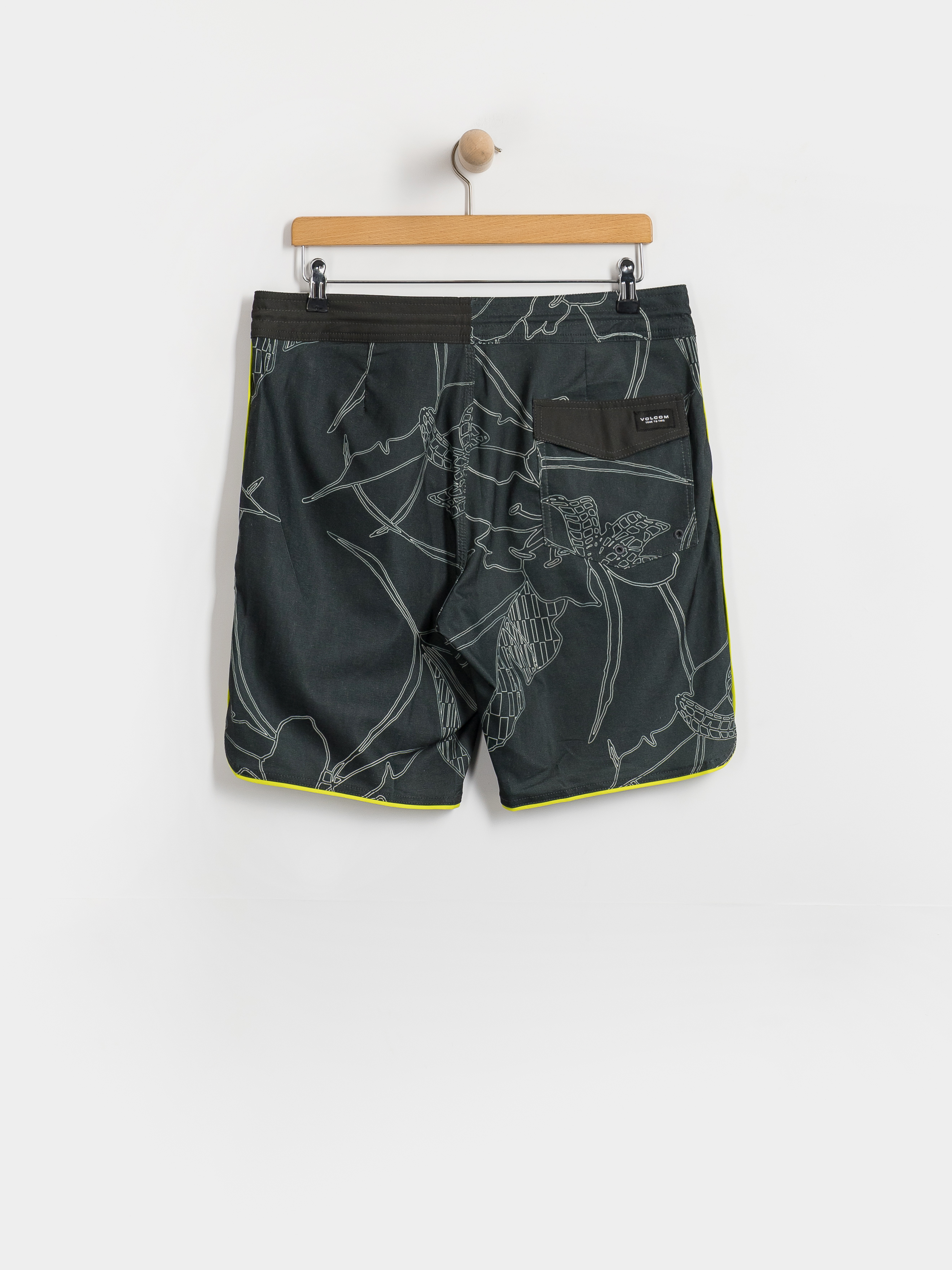 Boardshorty Volcom Mister Fib Scallop Stoney 19 (stealth)