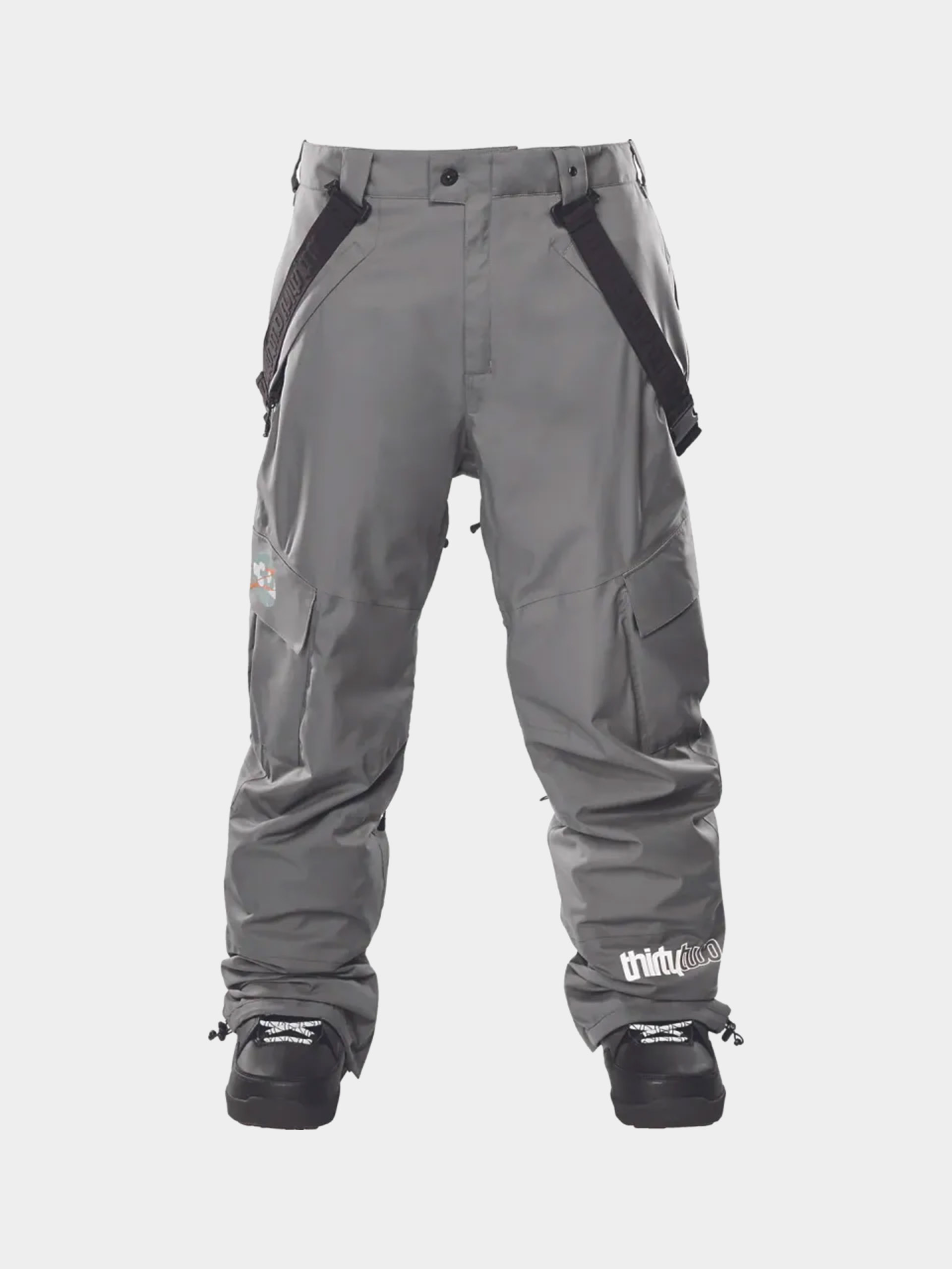 Męskie Spodnie snowboardowe ThirtyTwo Holdup Cargo (charcoal)