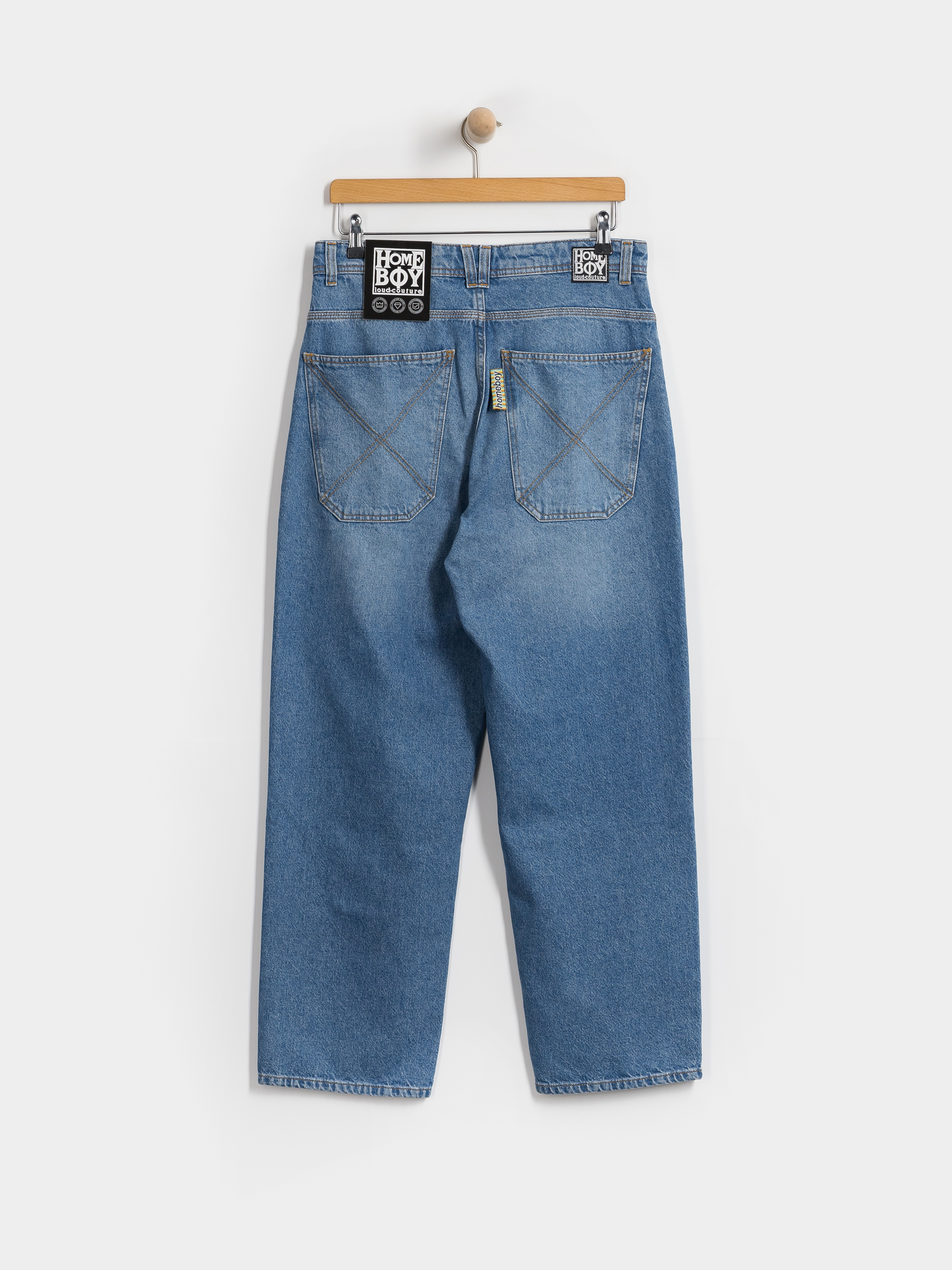 Spodnie Homeboy X Tra Baggy Vintage Denim (vintage blue)