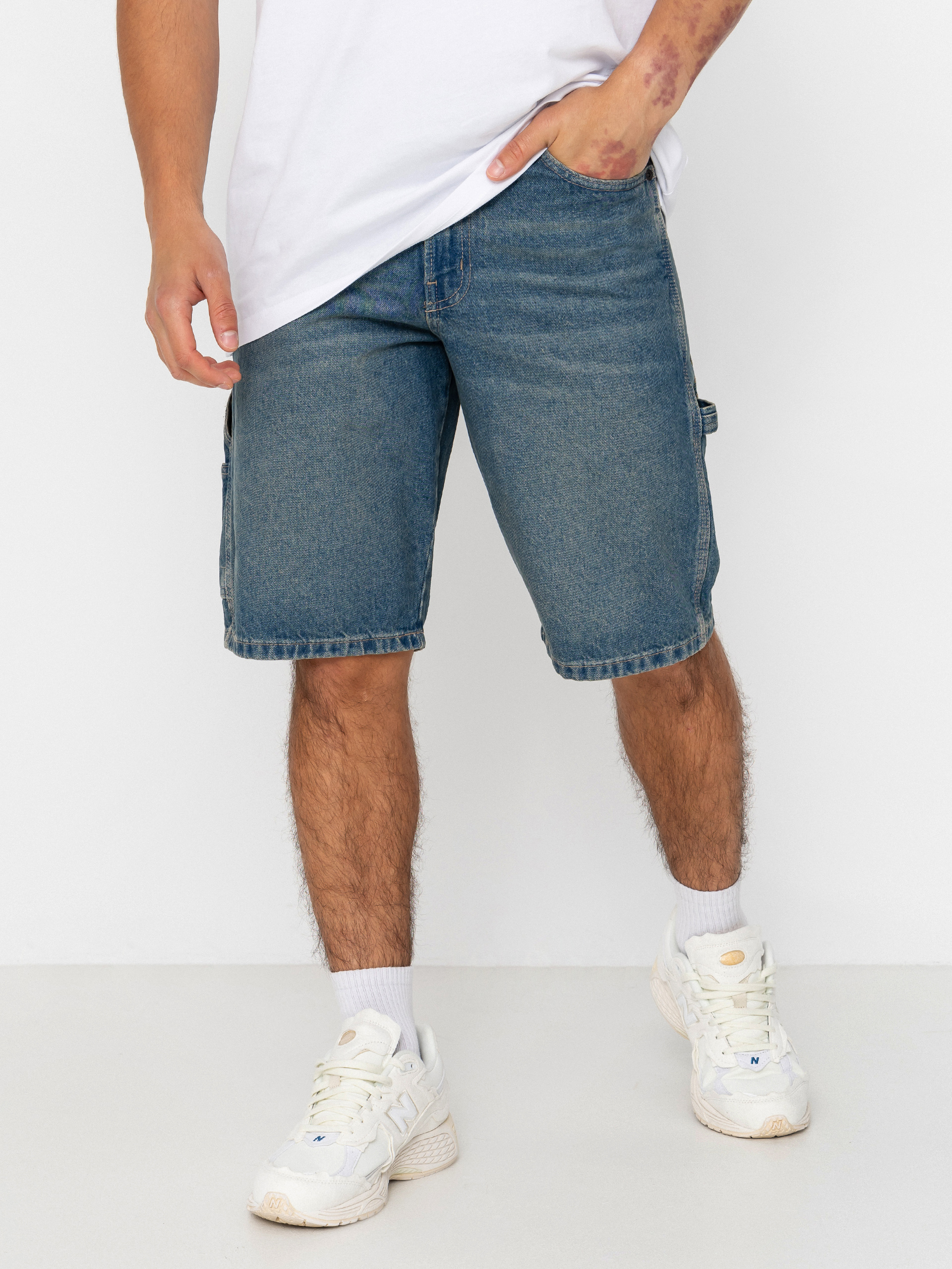 Szorty Dickies 993 11 Inch Carpenter (khaki tinted blue)