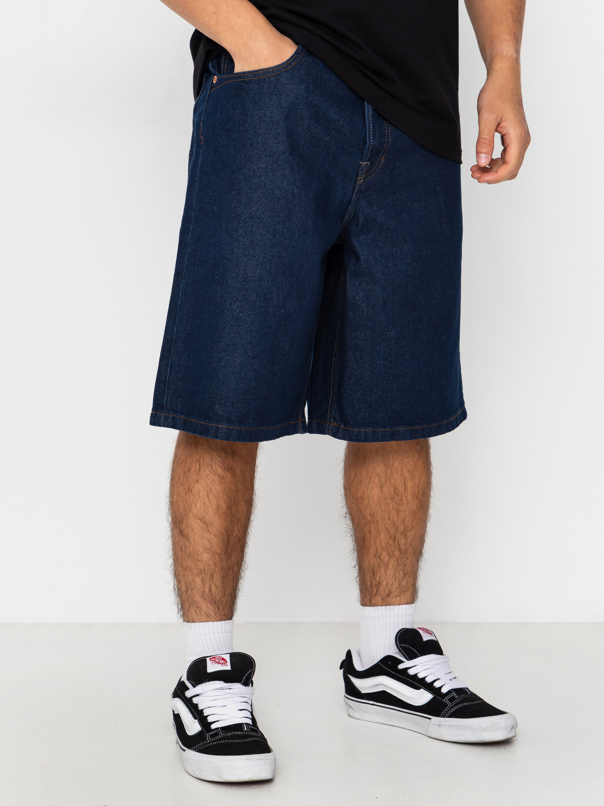 Szorty Vans Lx Check 5 Baggy Denim (dark rinse)
