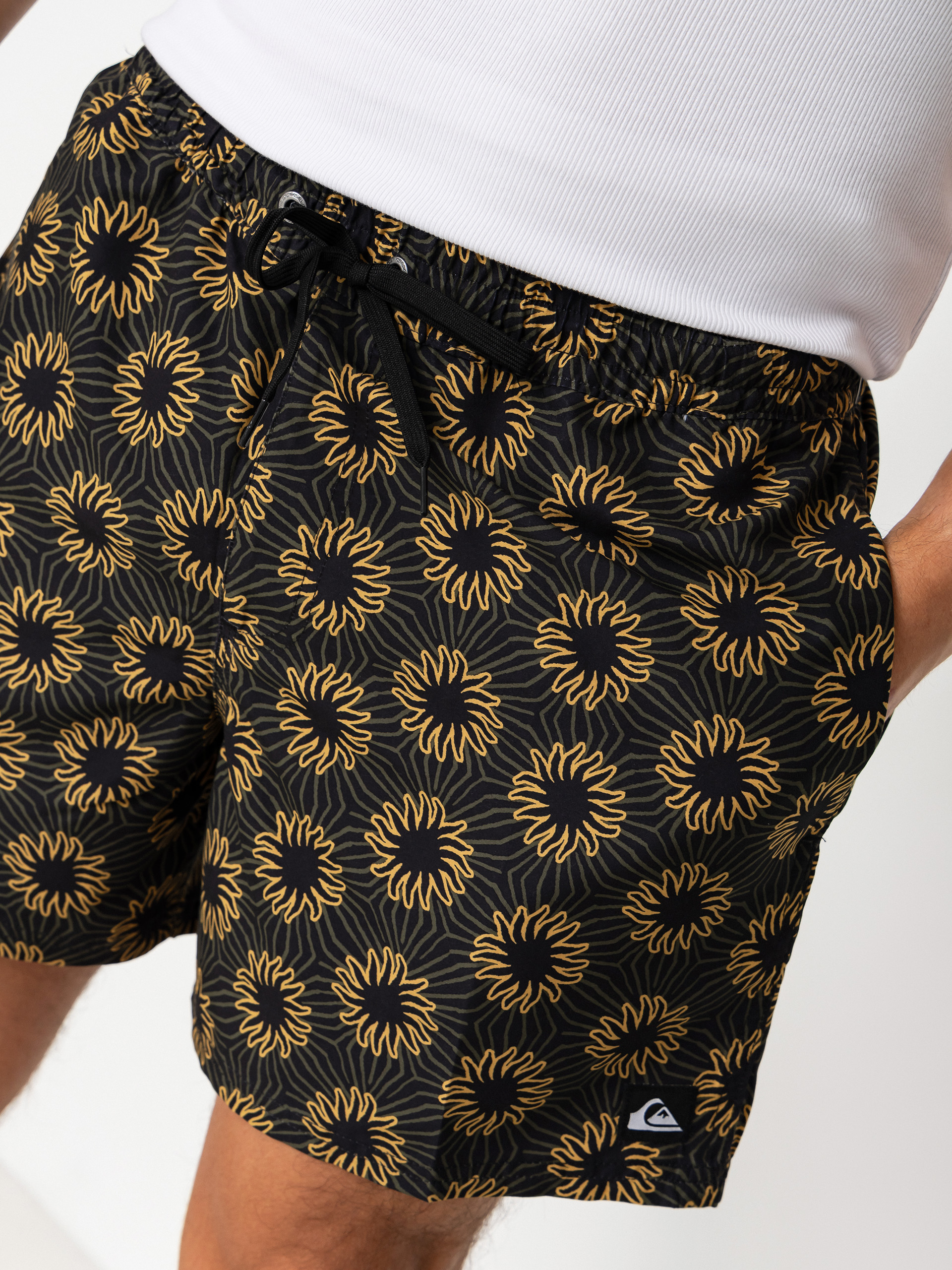 Boardshorty Quiksilver Everyday Printed Volley 15 (black ocean mayhem)