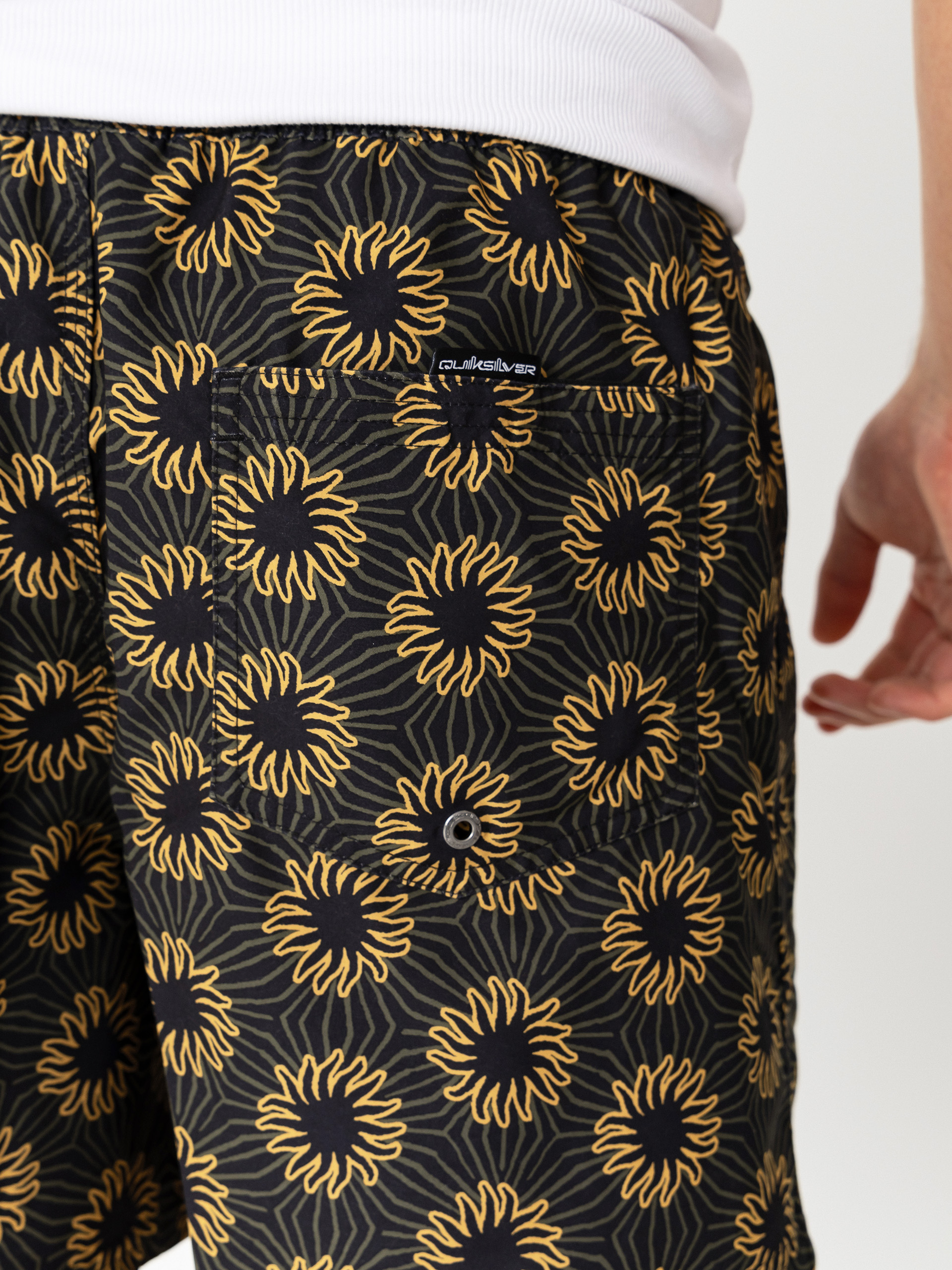 Boardshorty Quiksilver Everyday Printed Volley 15 (black ocean mayhem)