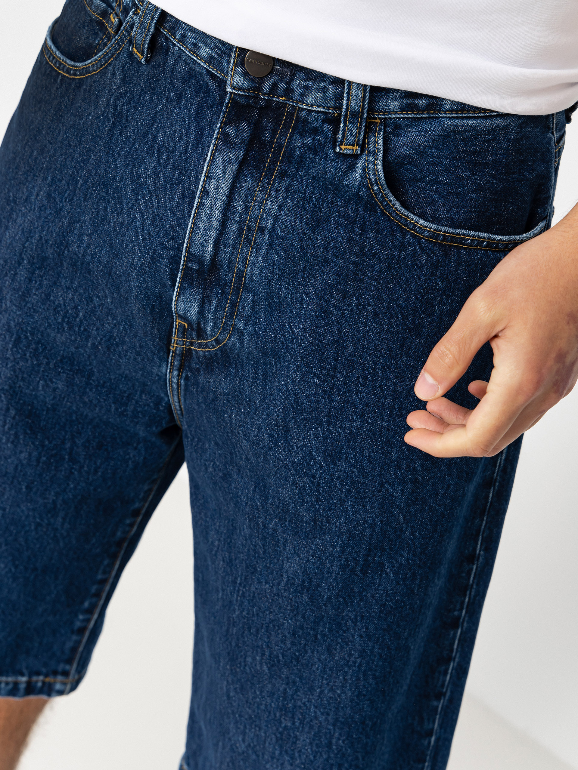 Szorty Carhartt WIP Langdon (blue stone washed)