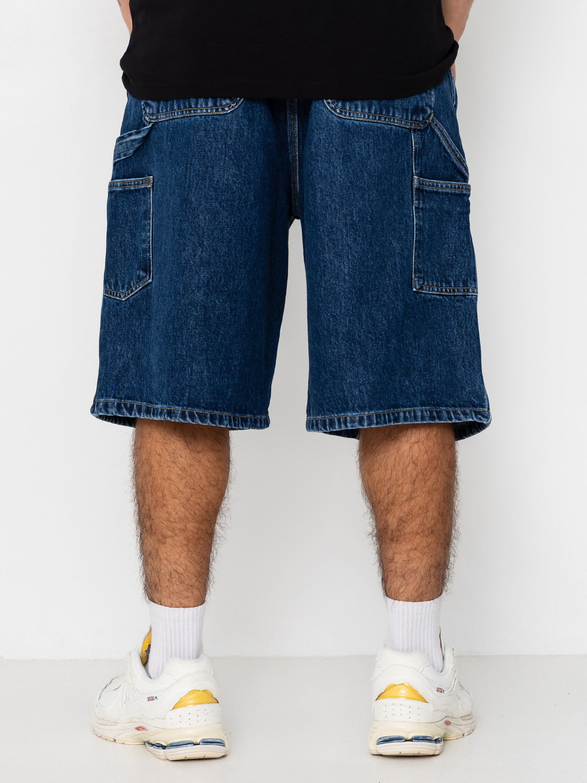 Szorty Carhartt WIP OG Double Knee (blue stone washed)