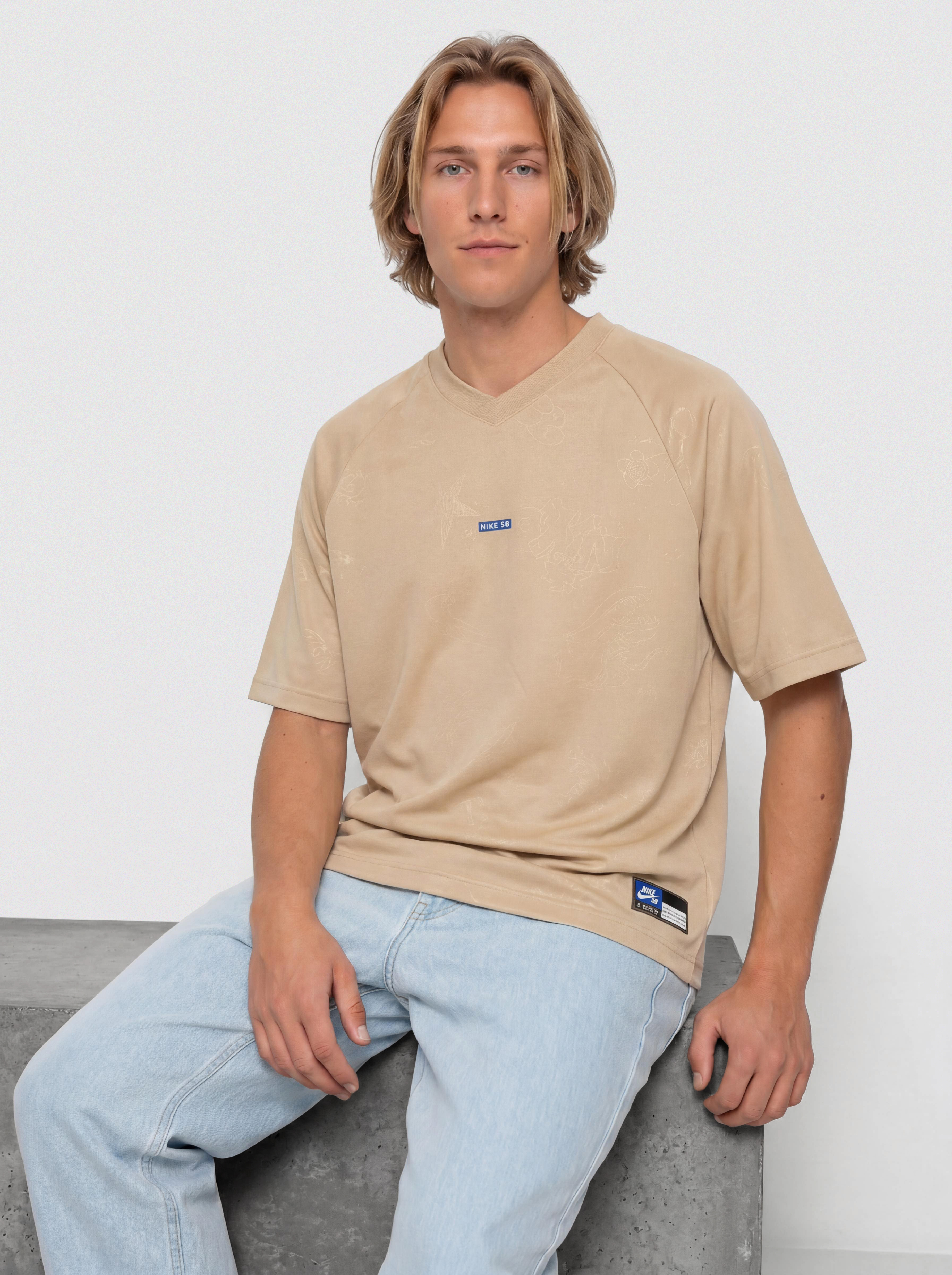T-shirt Nike SB Desk Doodle (linen)