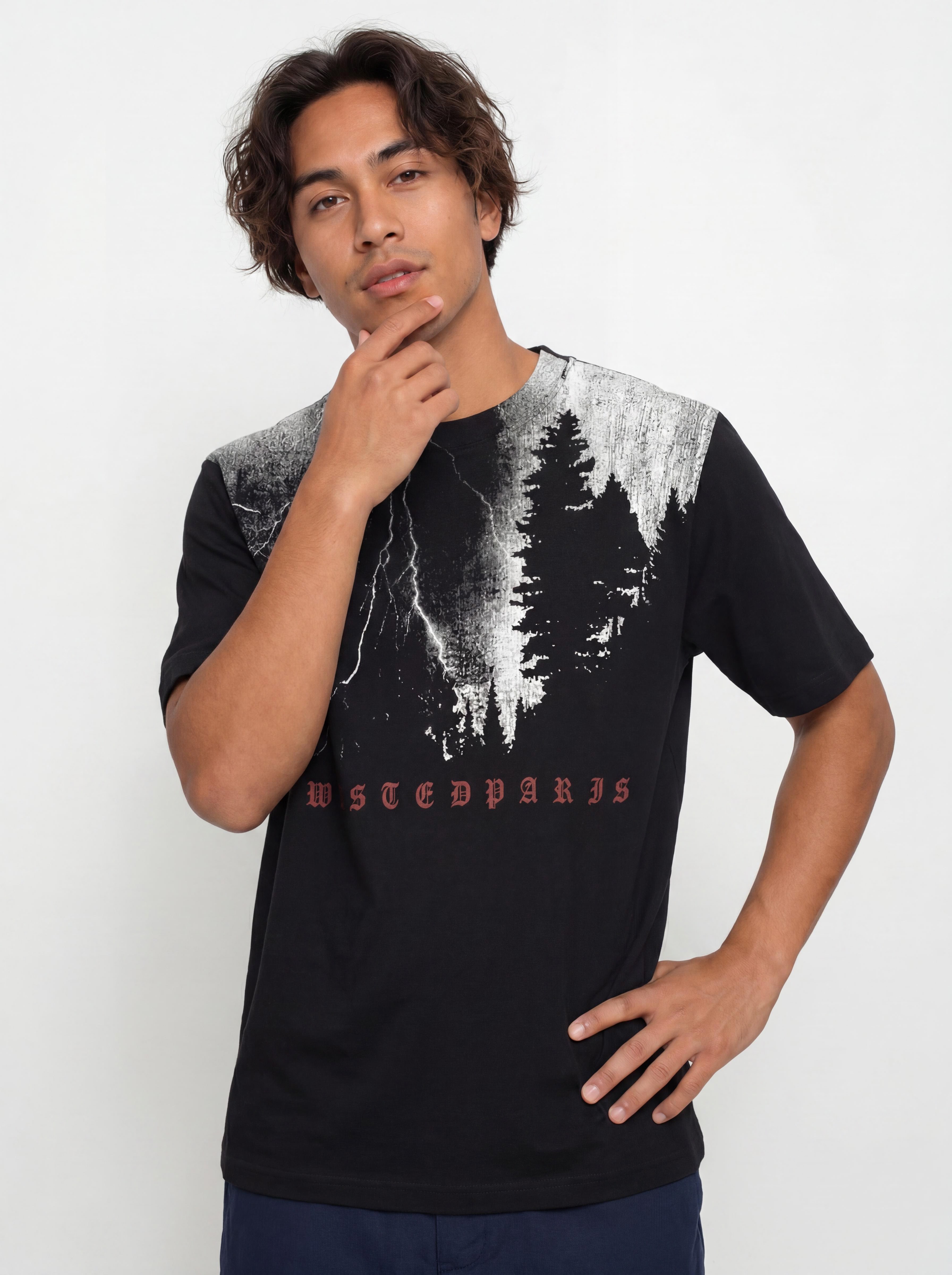 T-shirt Wasted Paris Black Hill