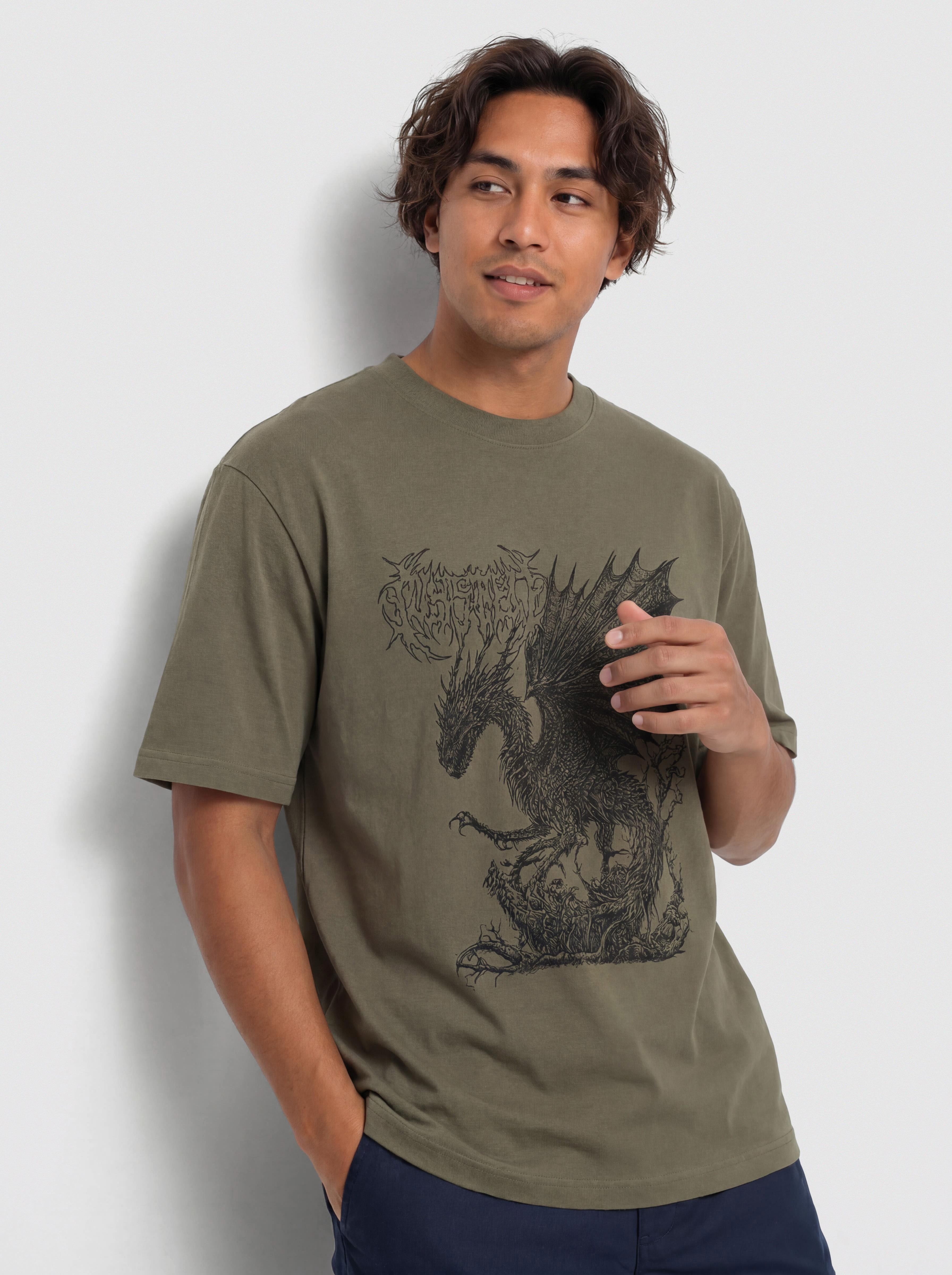 T-shirt Wasted Paris Balaur (olive khaki)