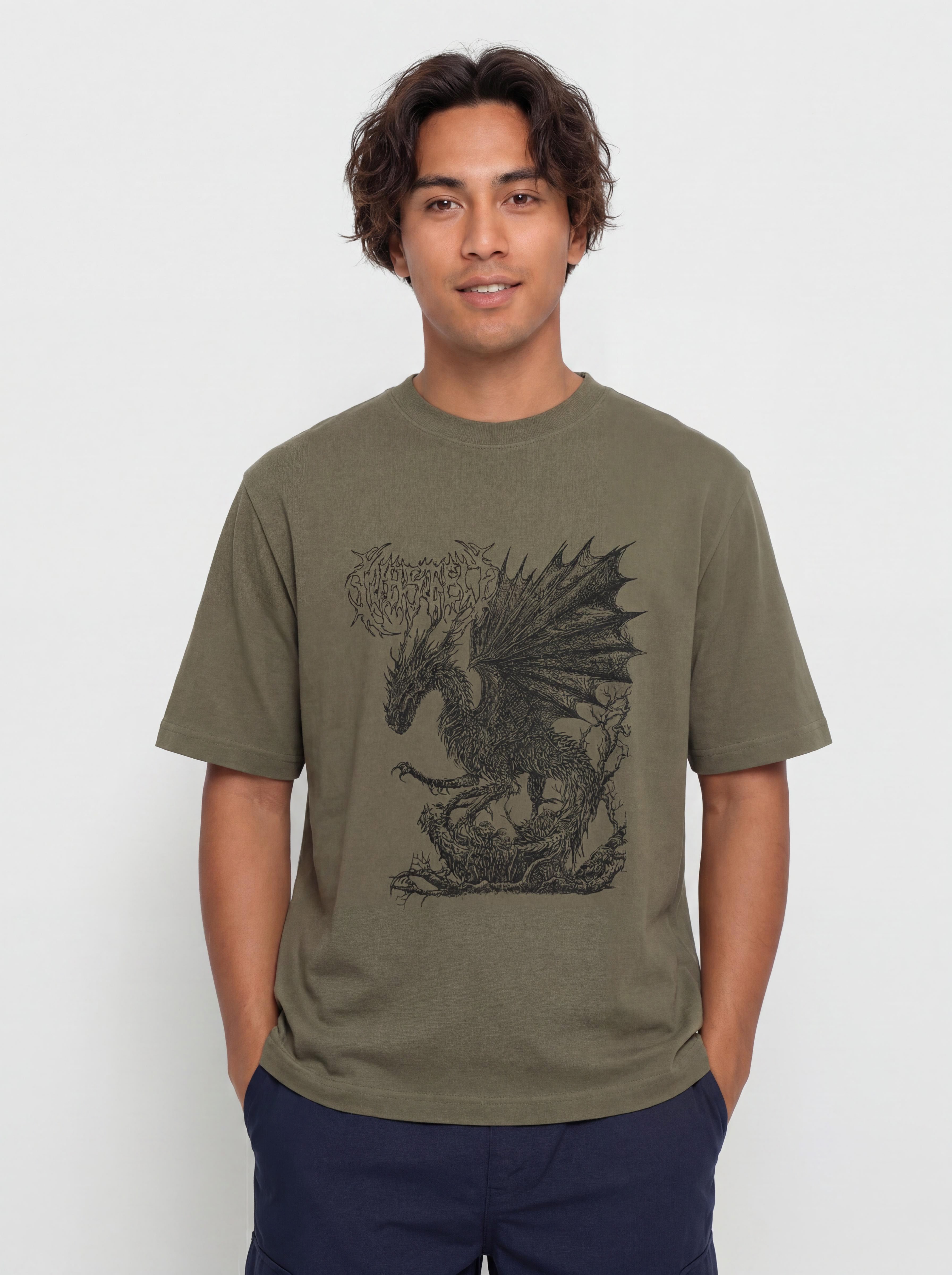 T-shirt Wasted Paris Balaur (olive khaki)