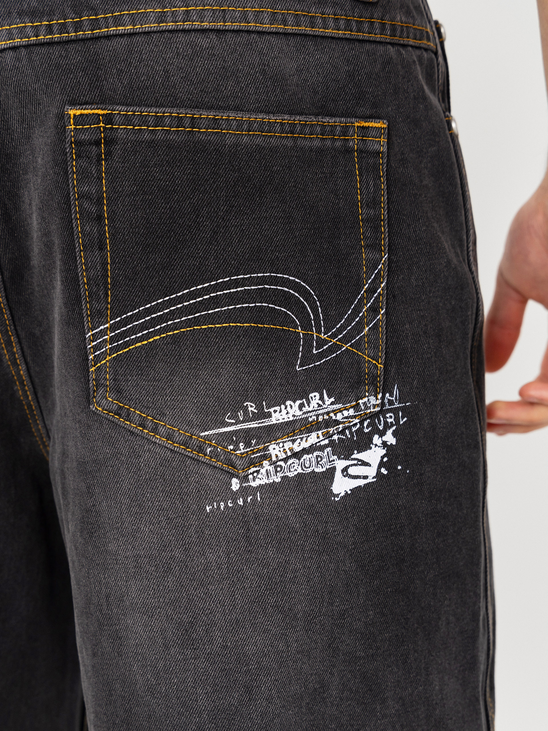 Szorty Rip Curl Inner Visions Denim (dark acid black)