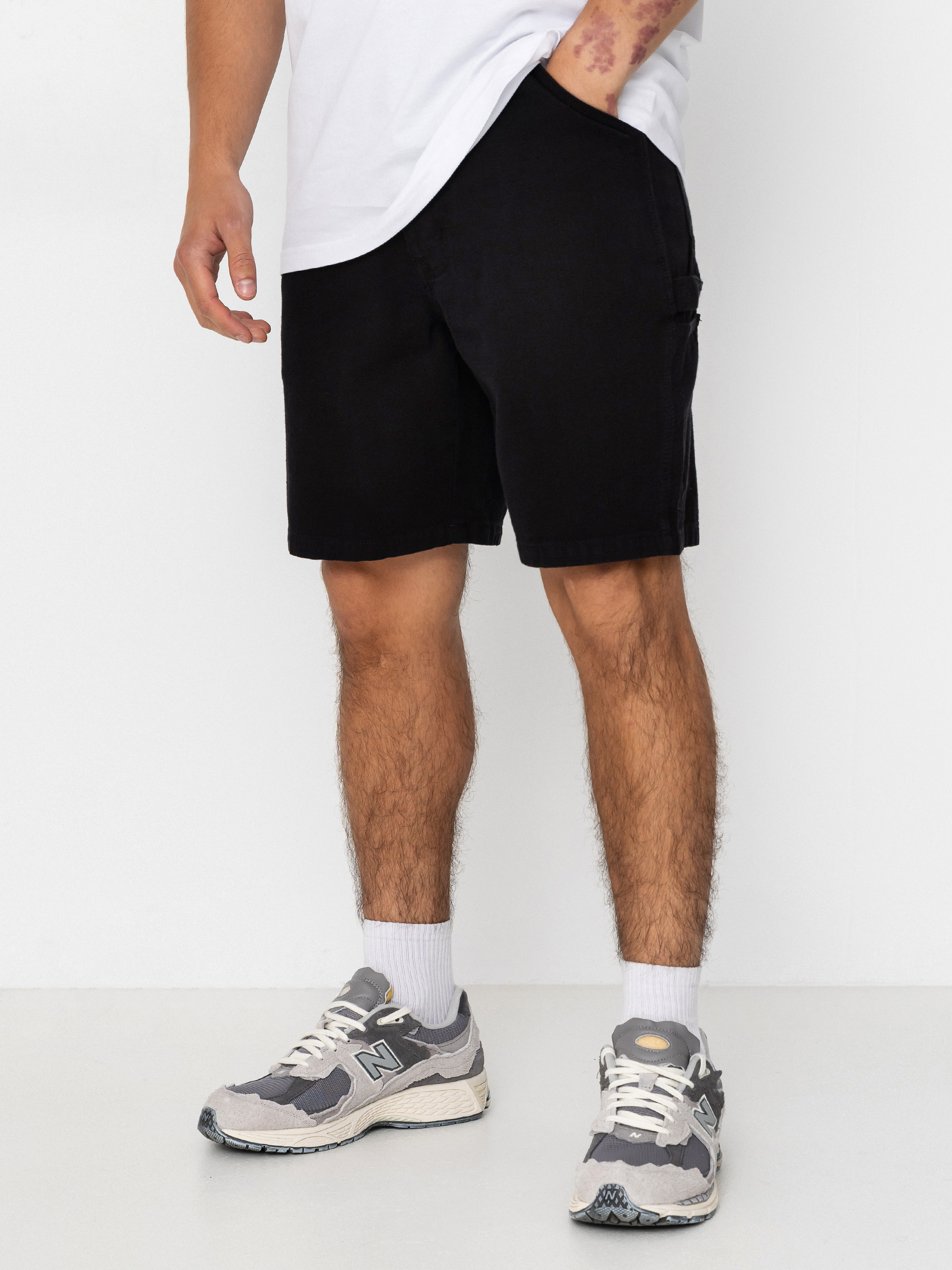 Szorty Deus Ex Machina Big Fella Chambray (black)