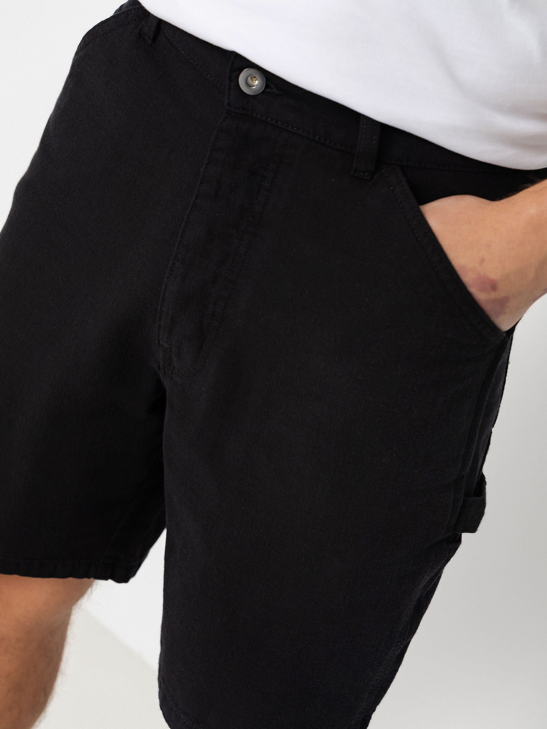 Szorty Deus Ex Machina Big Fella Chambray (black)
