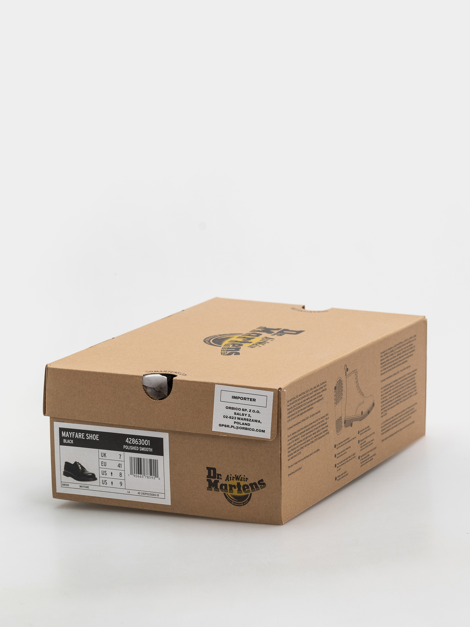 Buty Dr. Martens Mayfare 3 Eye (black polished smooth)