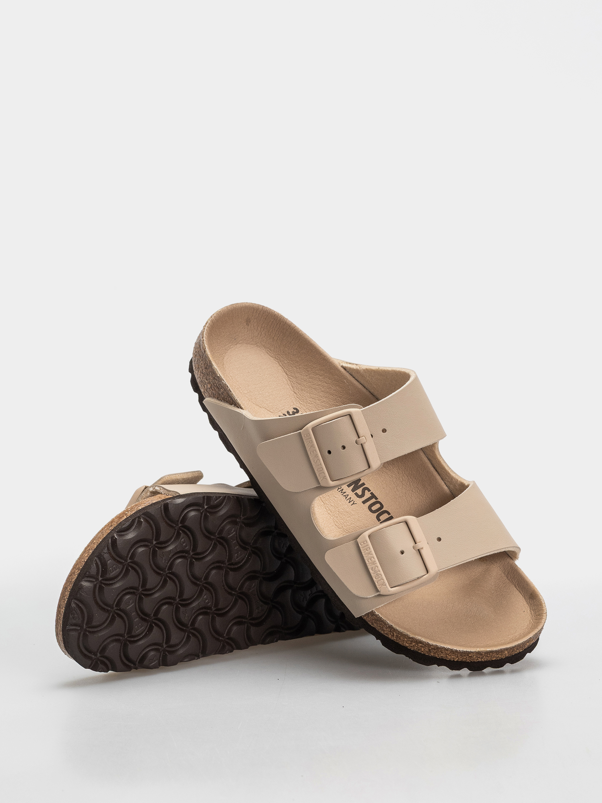 Klapki Birkenstock Arizona Birko Flor Narrow (triples sandcastle)