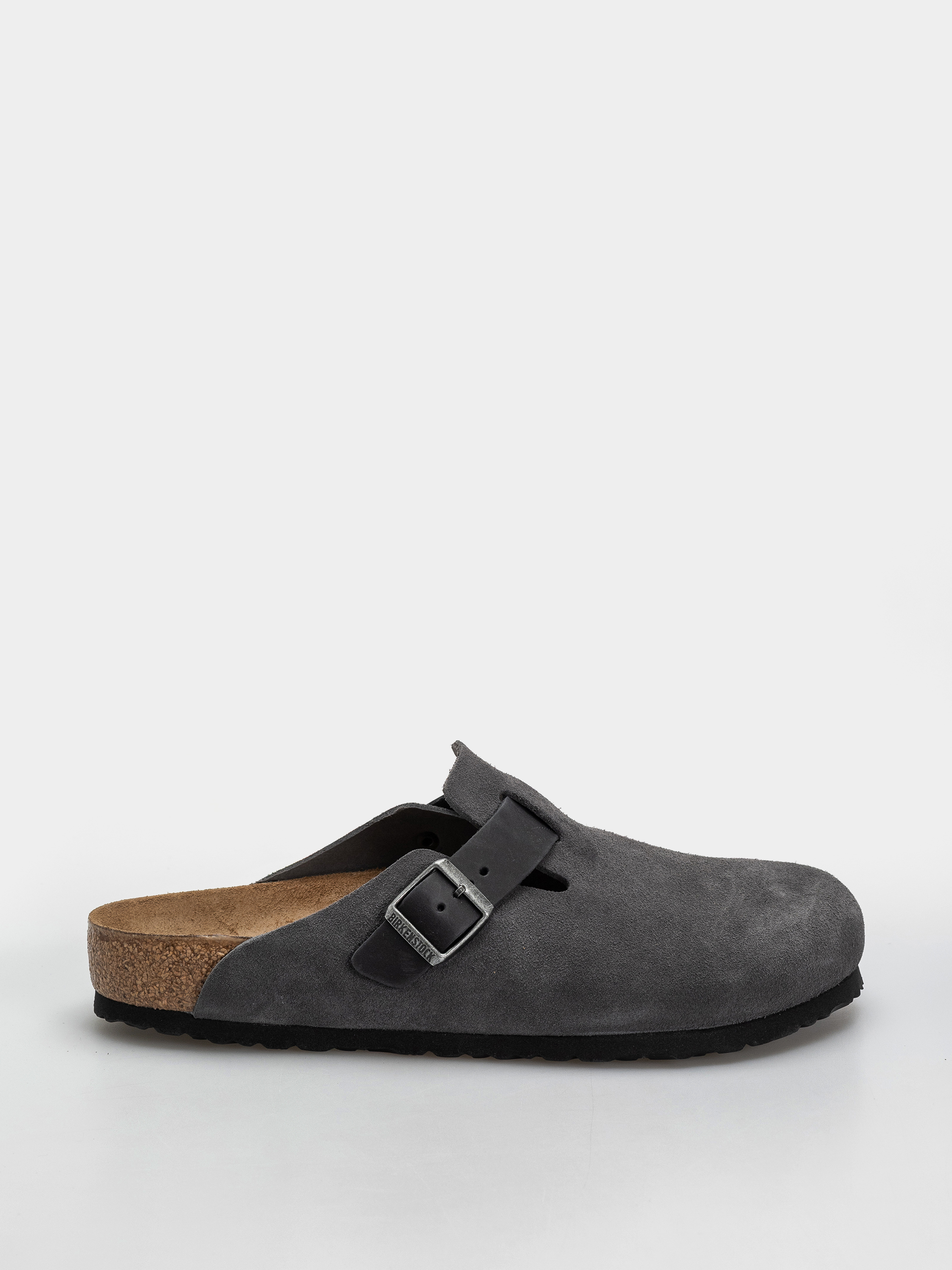 Klapki Birkenstock Boston Mixed Leather Regular (charcoal)
