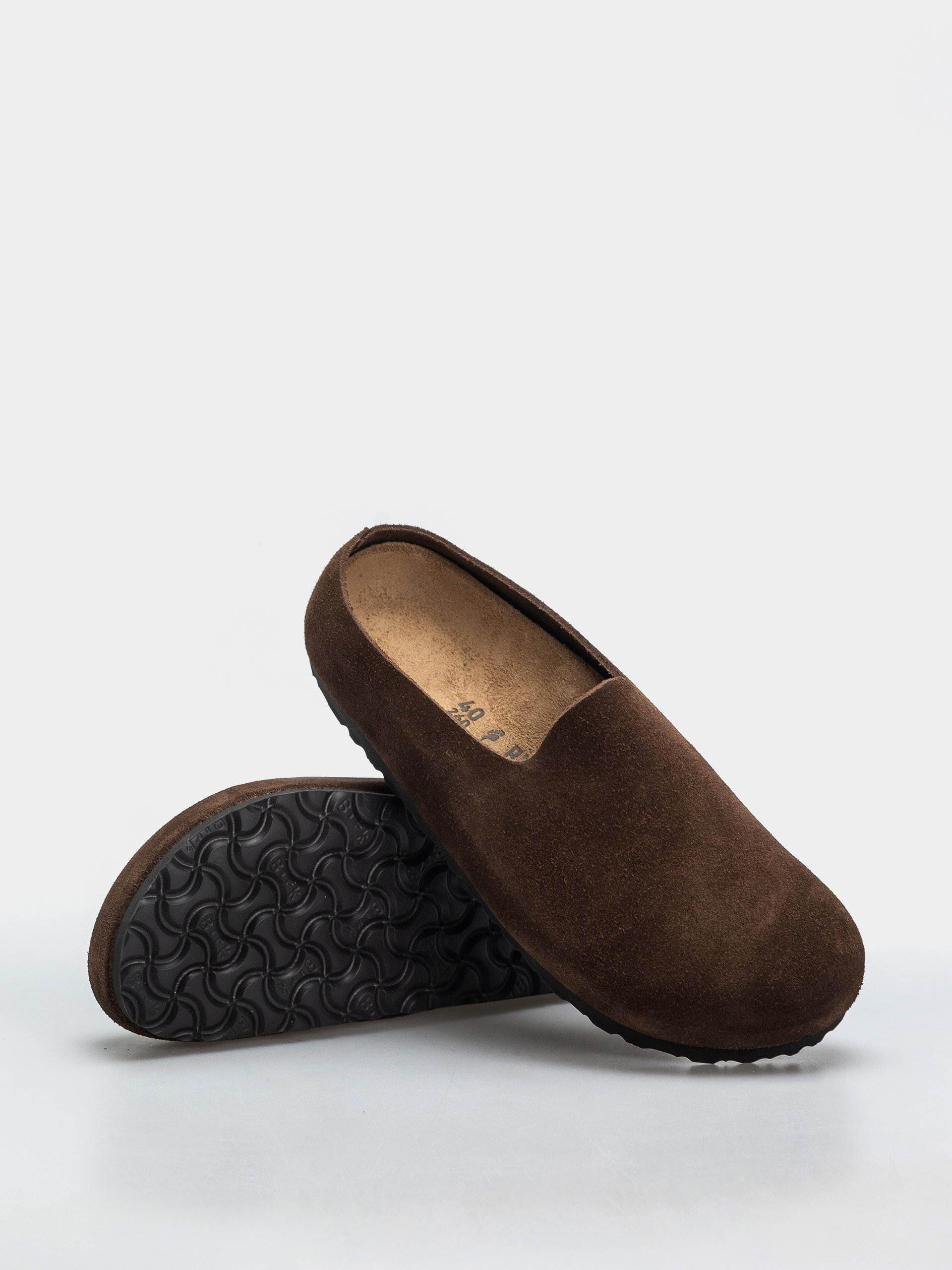Klapki Birkenstock Amsterdam Wrapped Suede Leather Narrow (carafe)