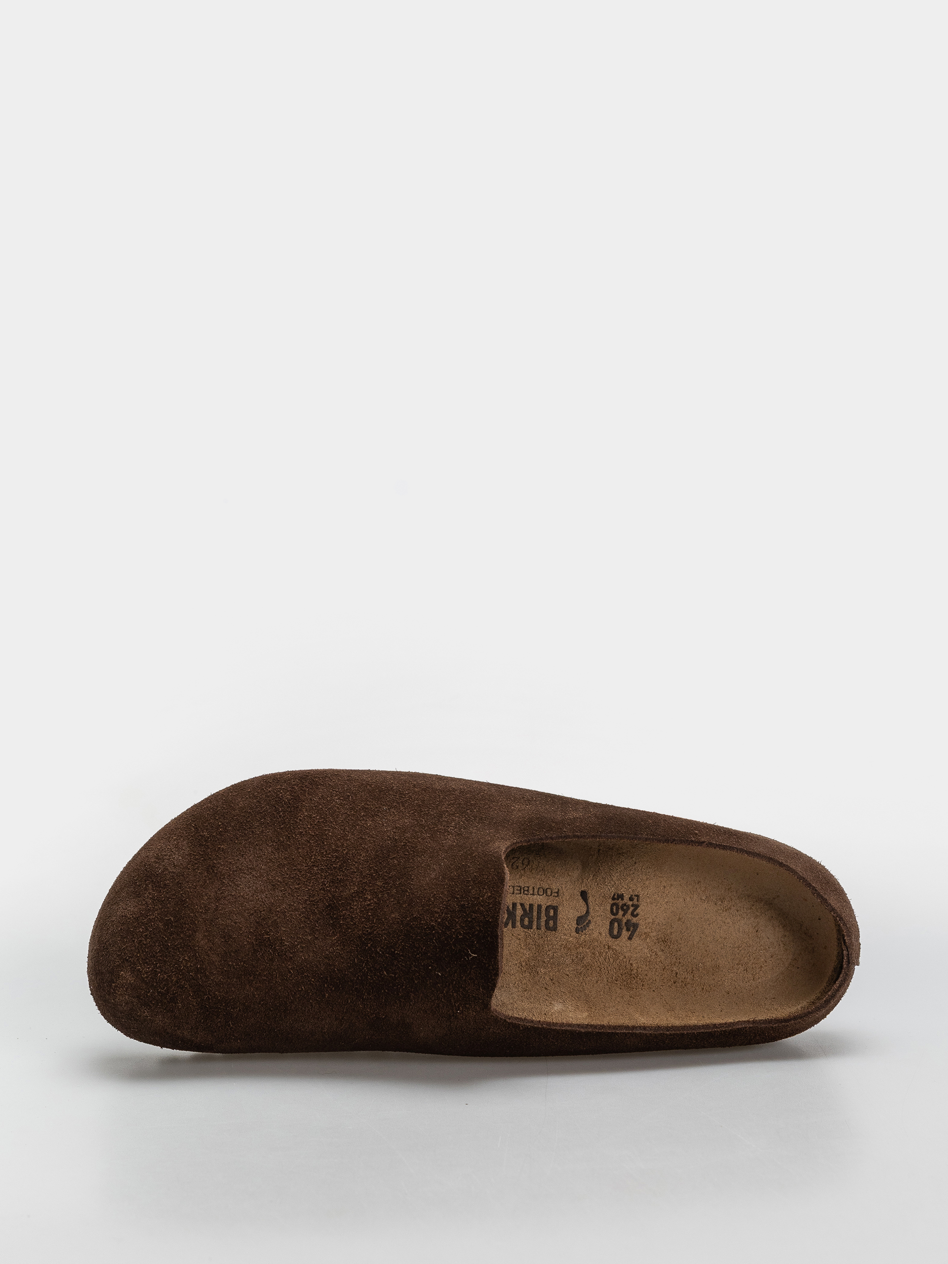 Klapki Birkenstock Amsterdam Wrapped Suede Leather Narrow (carafe)
