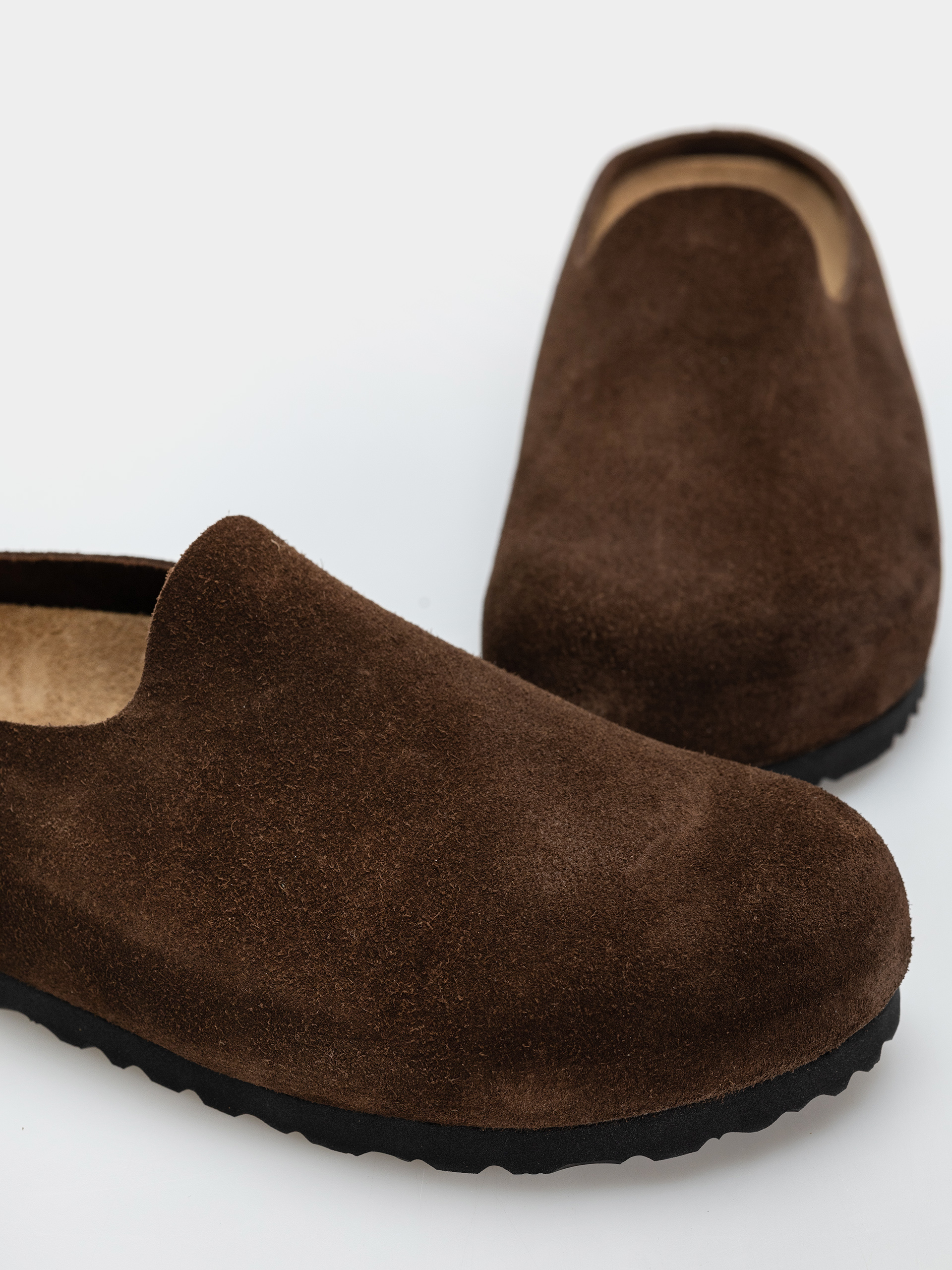 Klapki Birkenstock Amsterdam Wrapped Suede Leather Narrow (carafe)