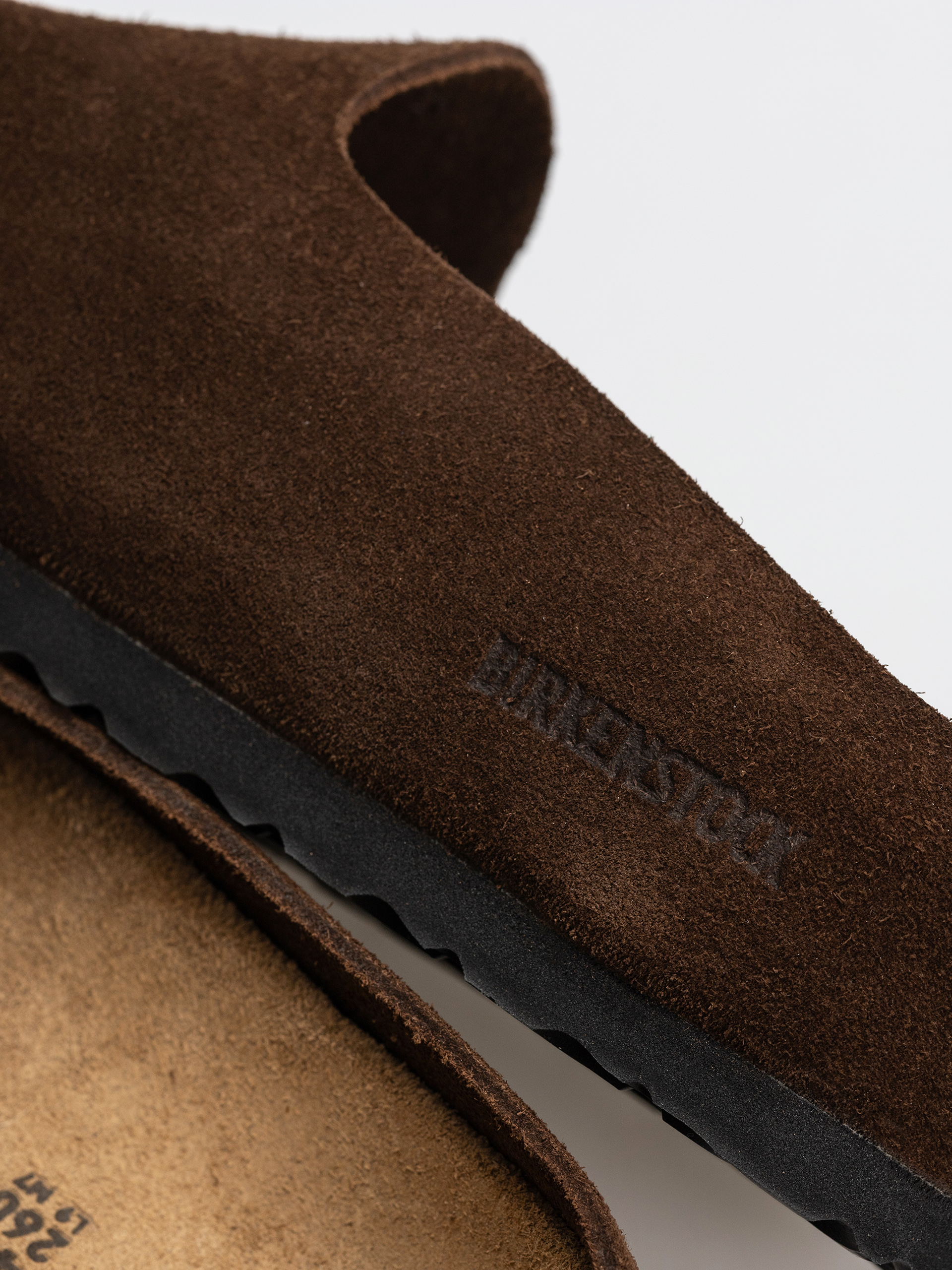 Klapki Birkenstock Amsterdam Wrapped Suede Leather Narrow (carafe)