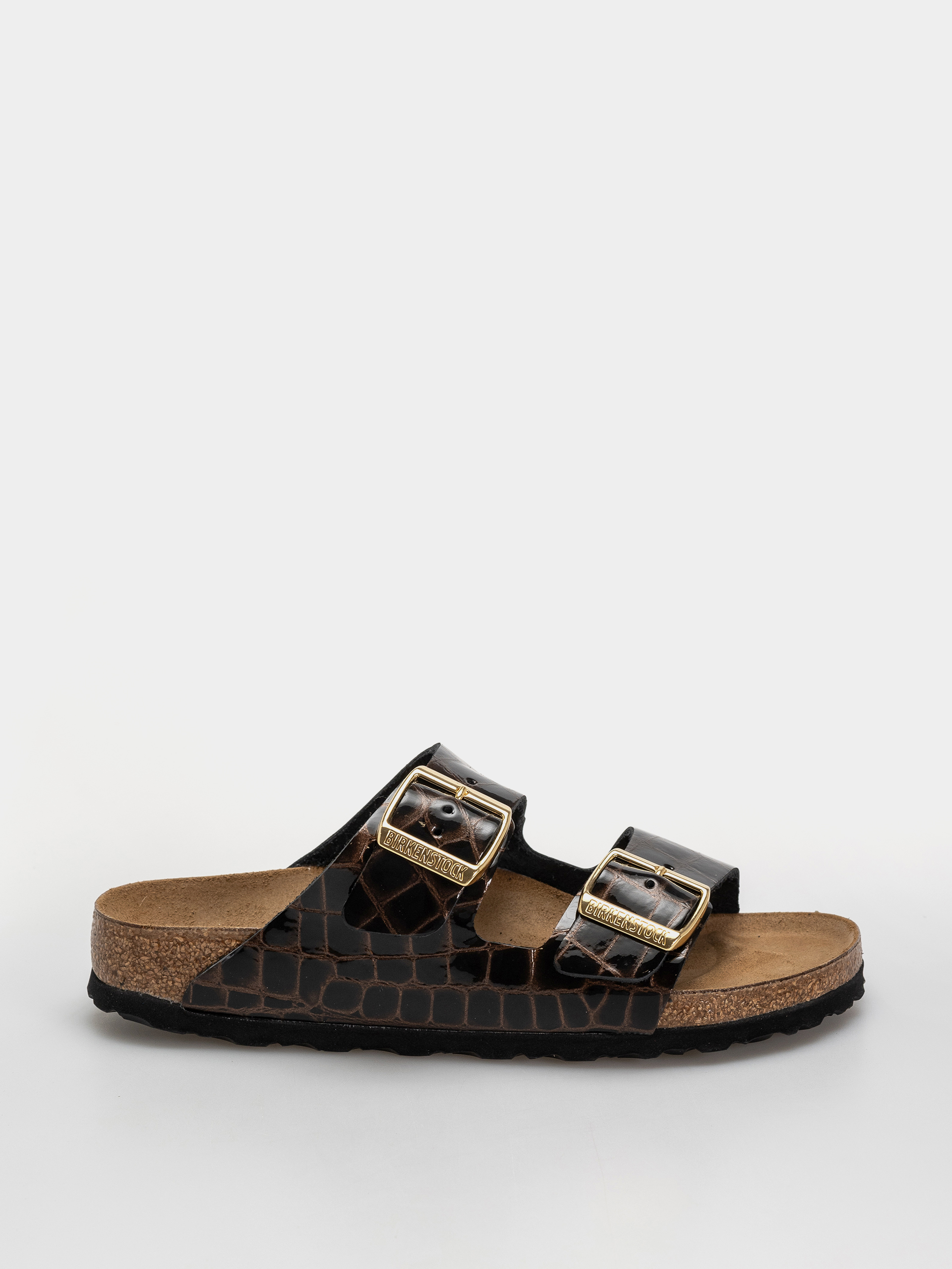 Klapki Birkenstock Arizona Leather Narrow Wmn (emboss leather black)
