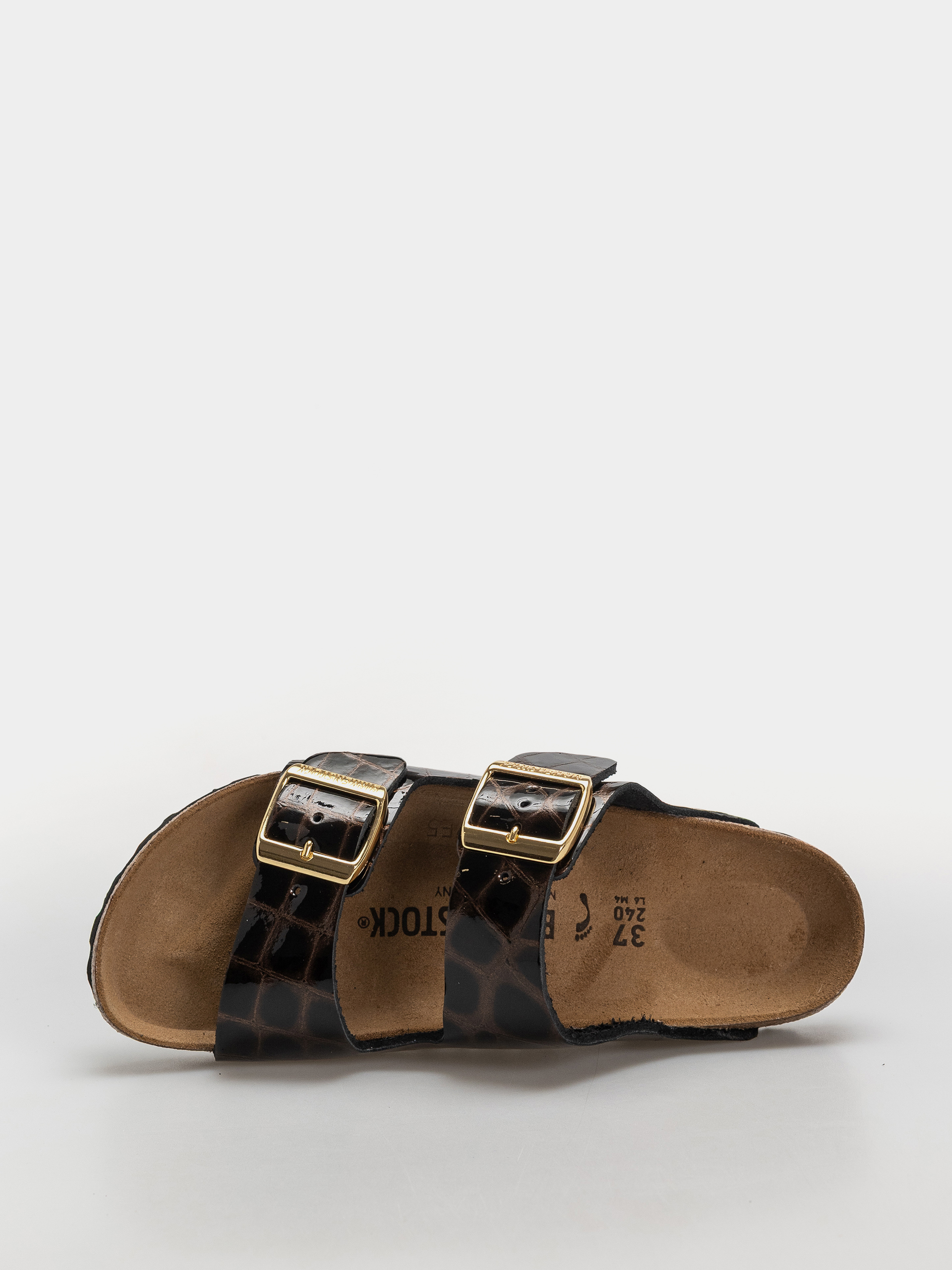 Klapki Birkenstock Arizona Leather Narrow Wmn (emboss leather black)