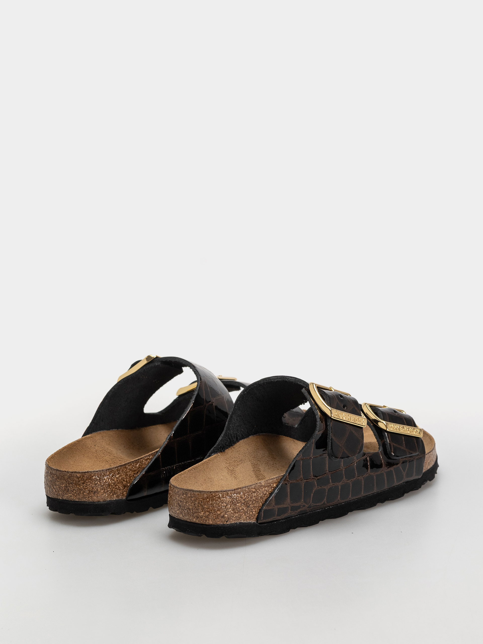 Klapki Birkenstock Arizona Leather Narrow Wmn (emboss leather black)
