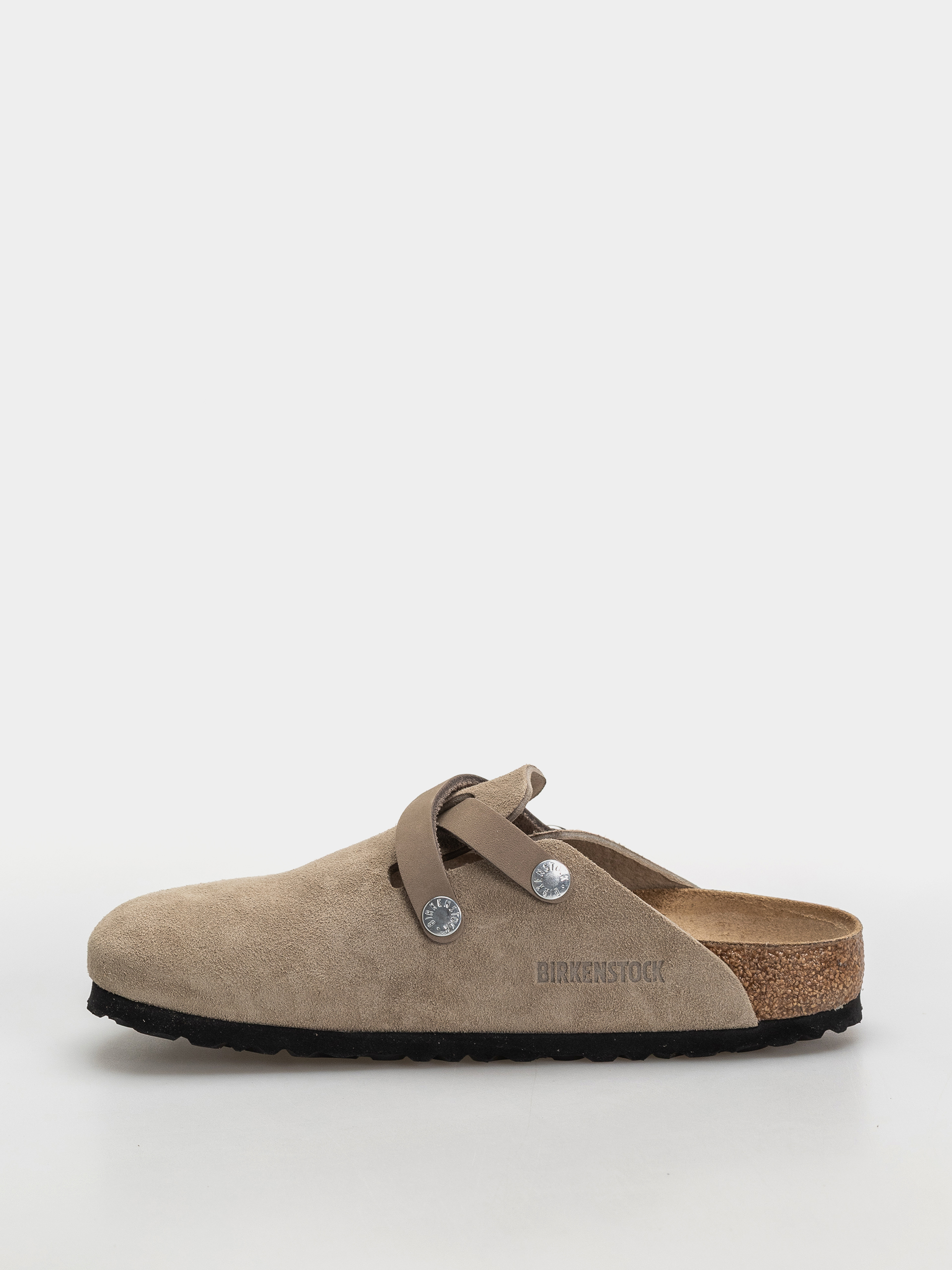 Klapki Birkenstock Blair Suede Leather Narrow Wmn (taupe)