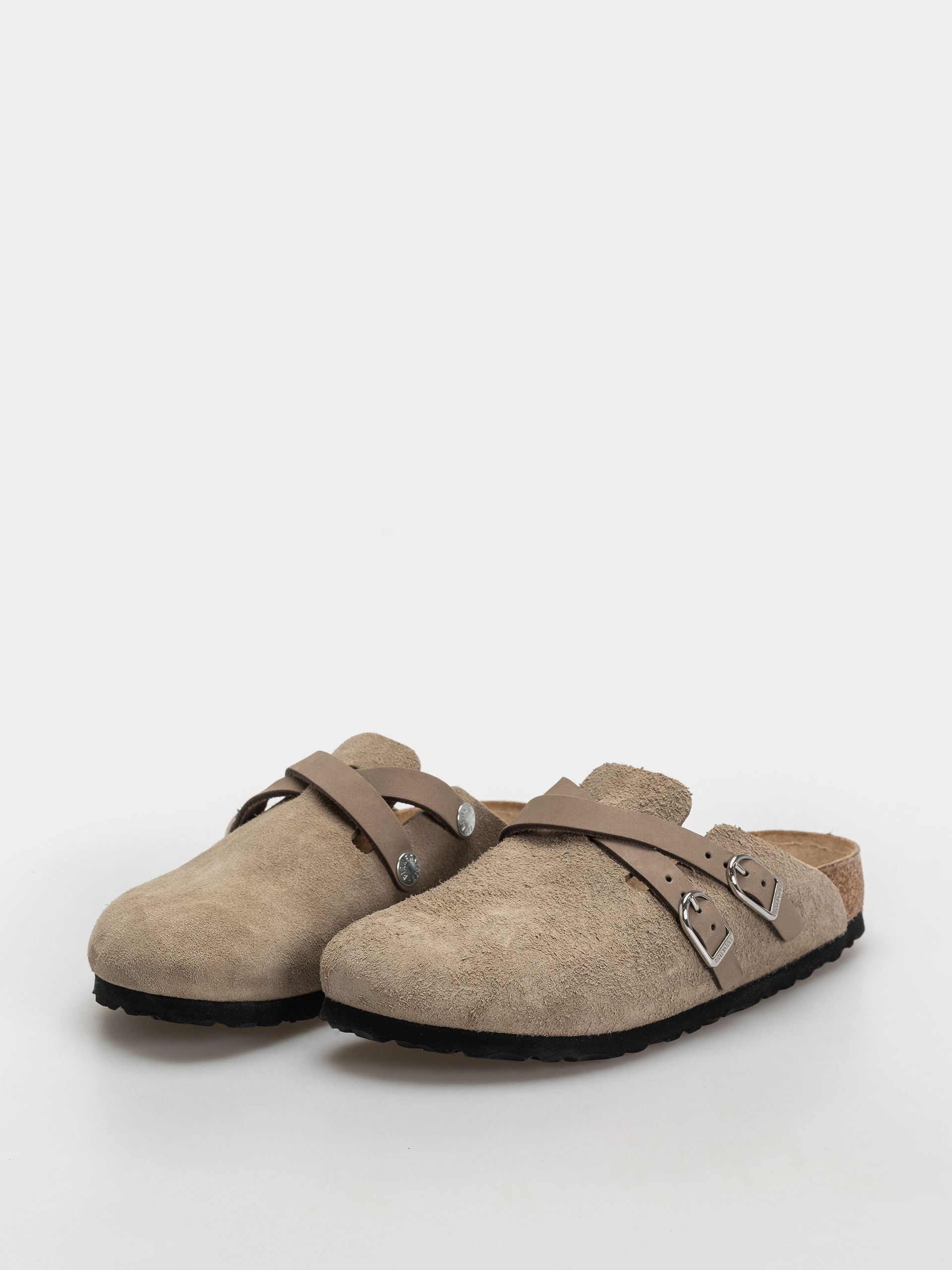 Klapki Birkenstock Blair Suede Leather Narrow Wmn (taupe)